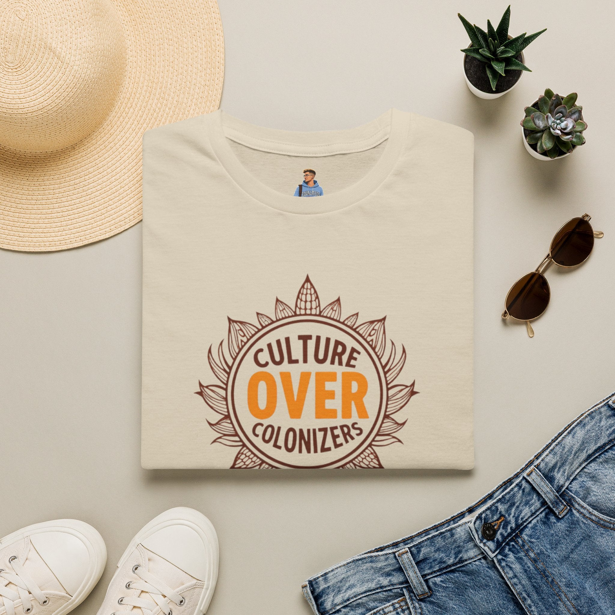 Culture Over Colonizers Unisex Softstyle T-Shirt