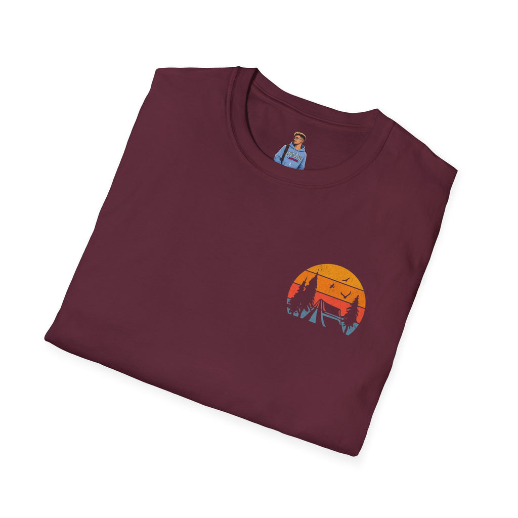 Unisex Softstyle T-Shirt - 'I'd Rather Be Camping' Adventure Tee