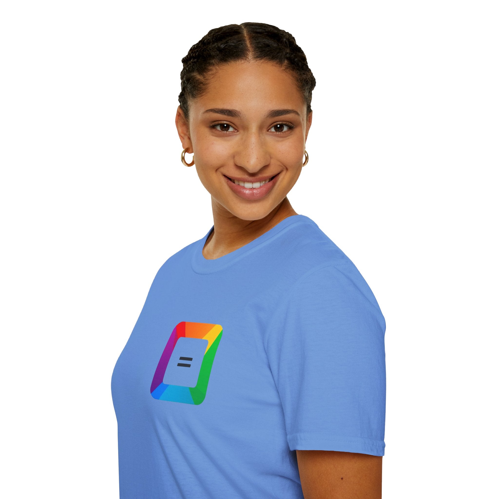 Pride-Theme Unisex Softstyle T-Shirt - "True freedom is Equality for ALL"