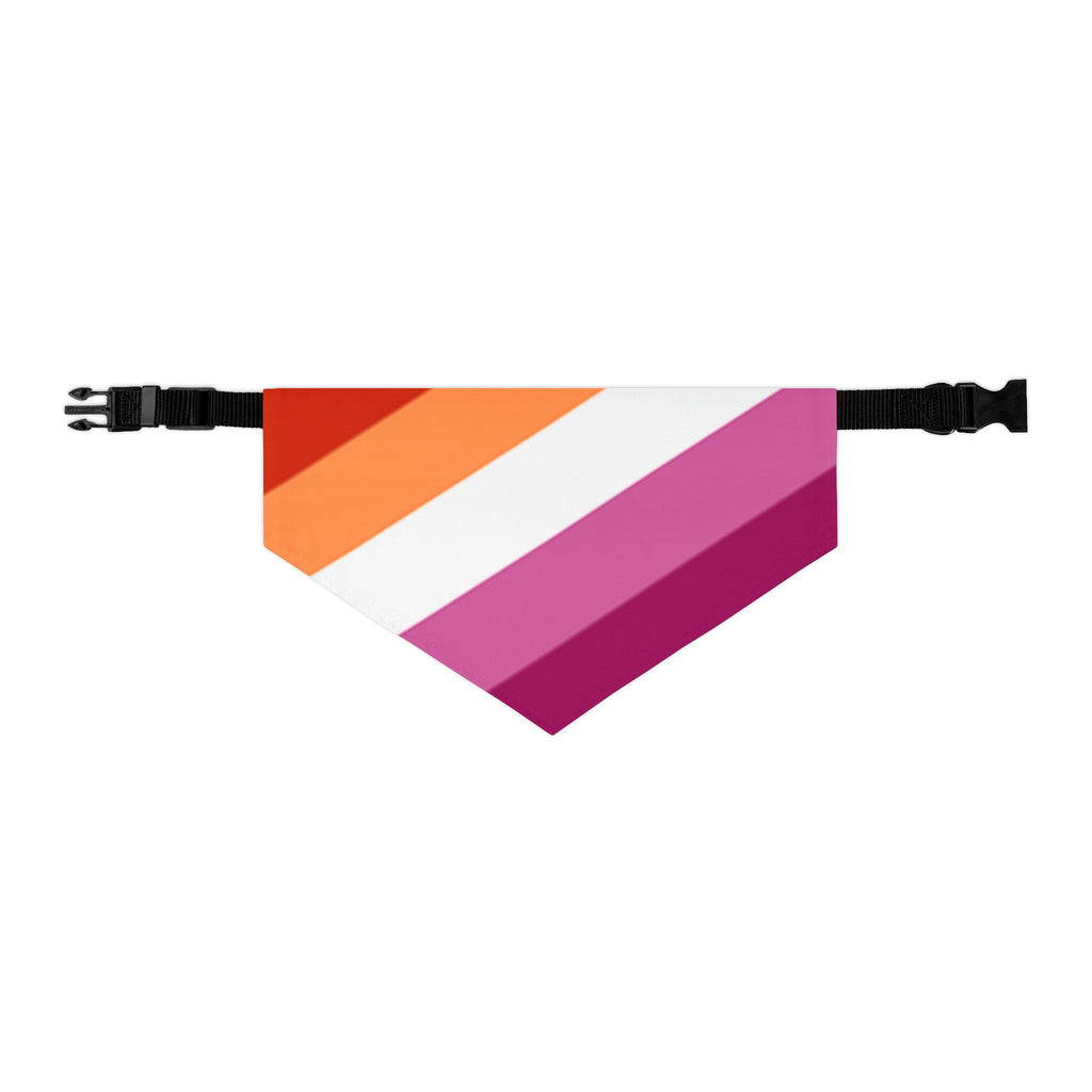 Lesbian Pride Flag Pet Bandana