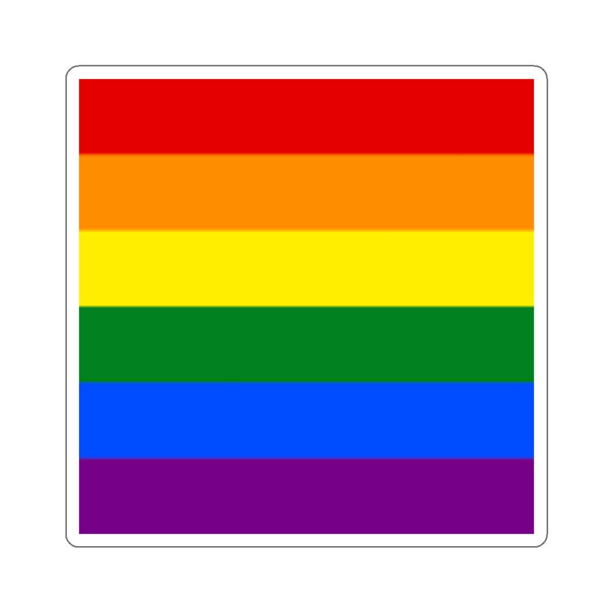 Die-Cut Stickers - Rainbow Flag - EqualiTees.Me