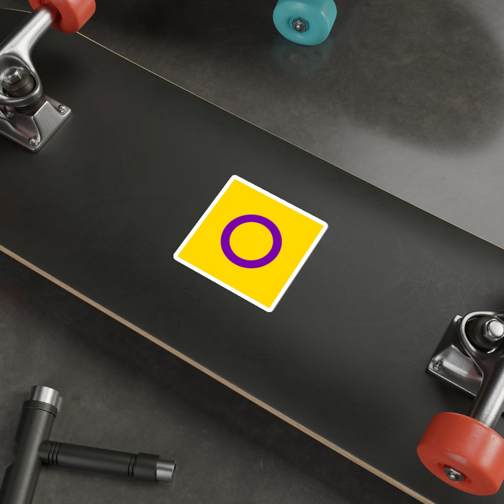 Intersex Pride Flag Die-Cut Sticker - EqualiTees.Me