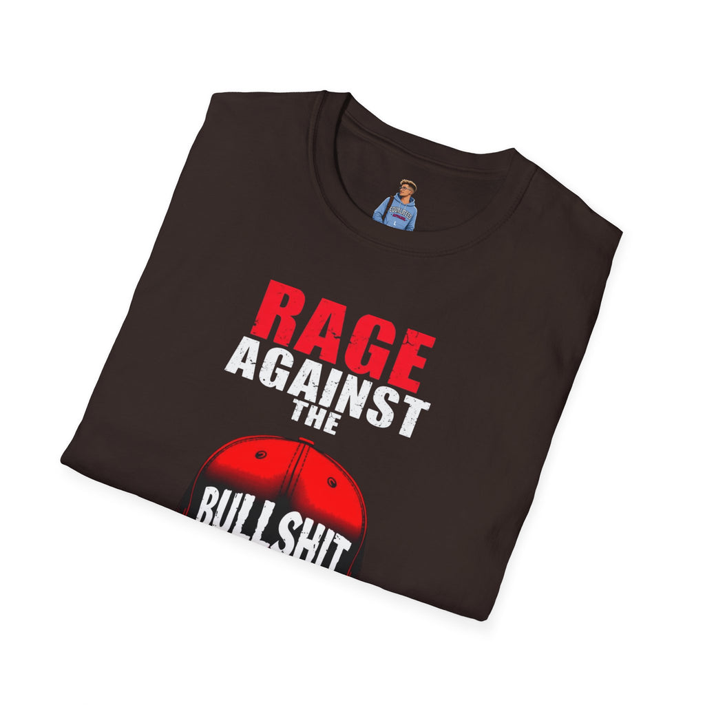 Camiseta unisex Softstyle - Camiseta gráfica "Rage Against the BS"