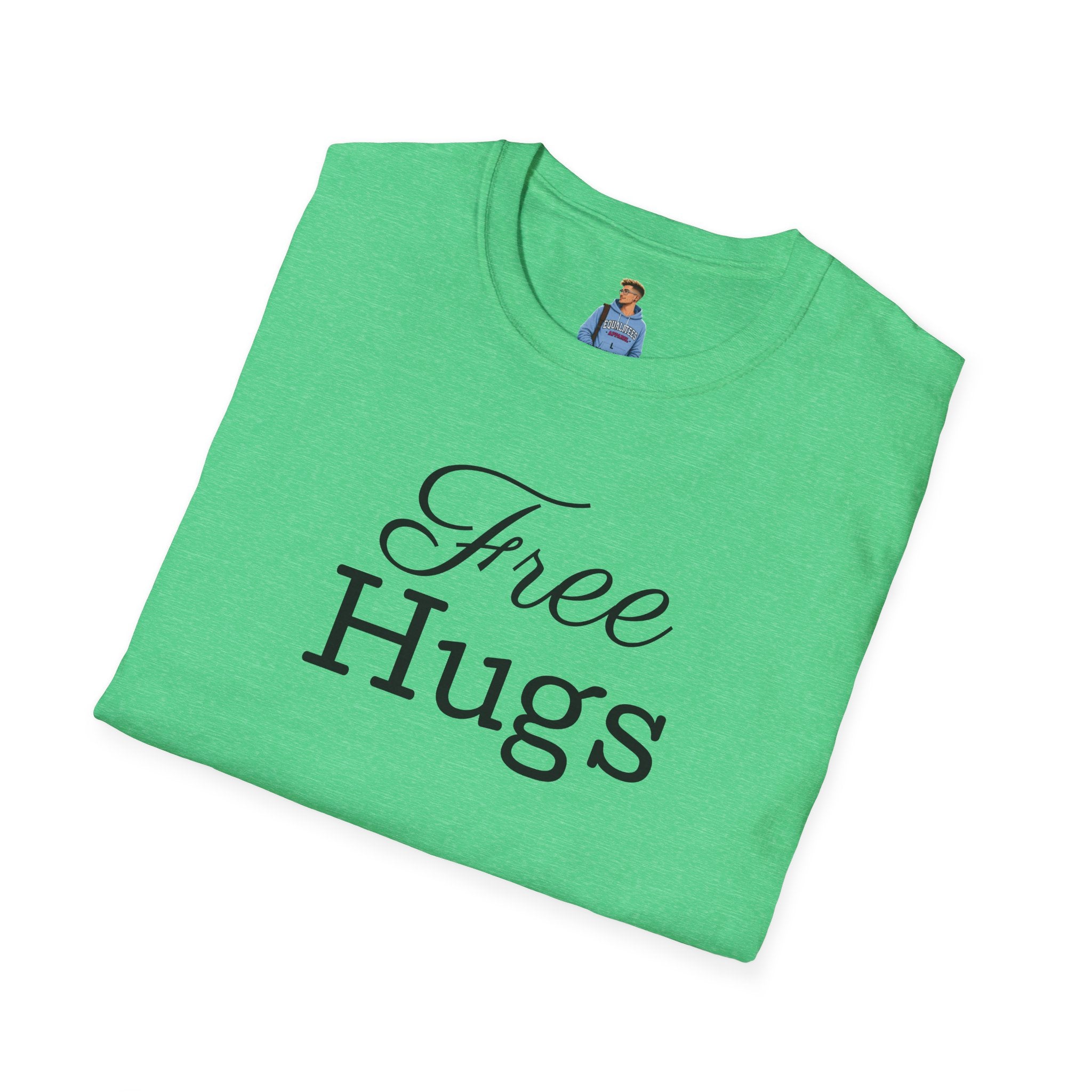 Camiseta unisex de estilo suave con mensaje de apoyo emocional