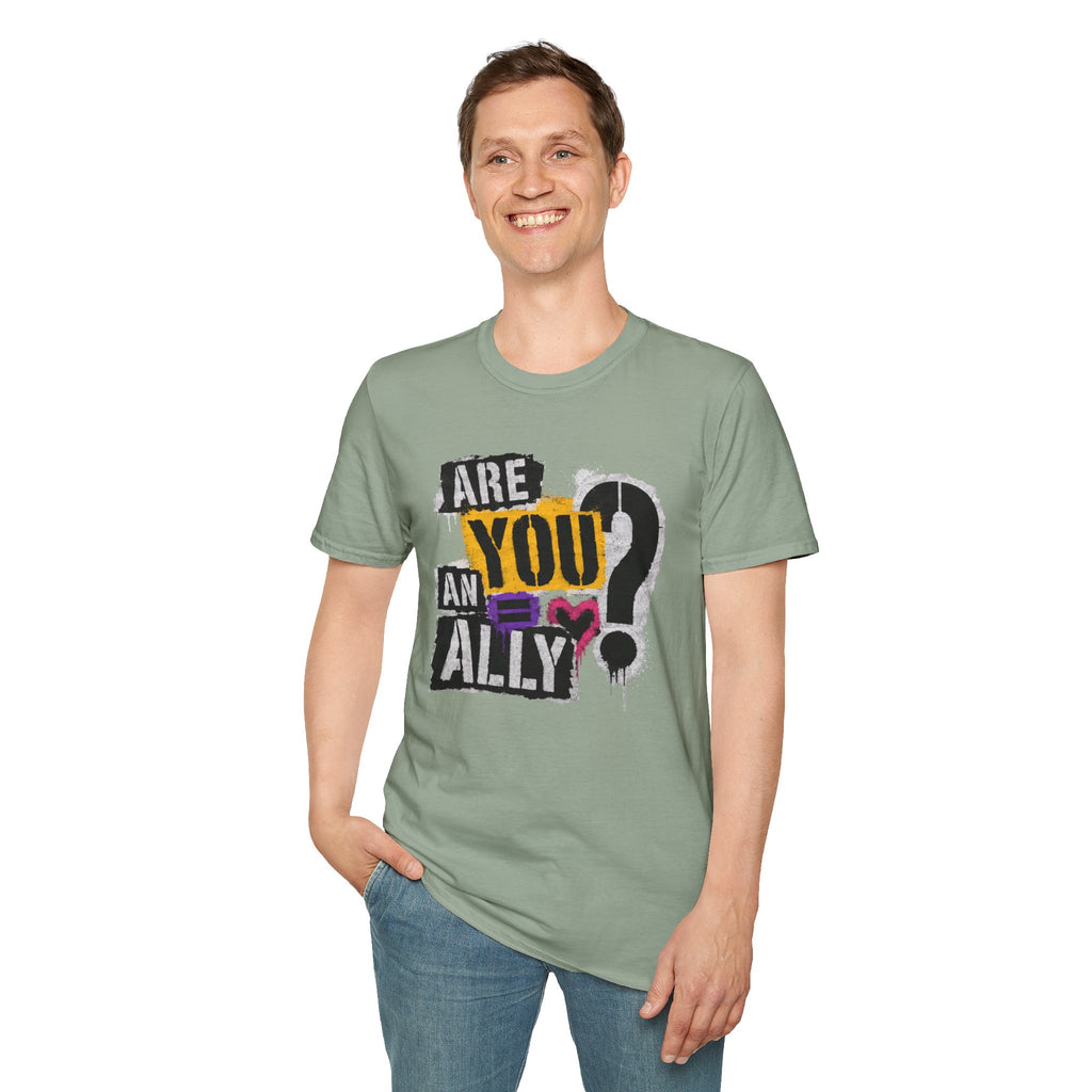 Are You An Ally? Graphic T‑Shirt — Pride & Allyship Tee