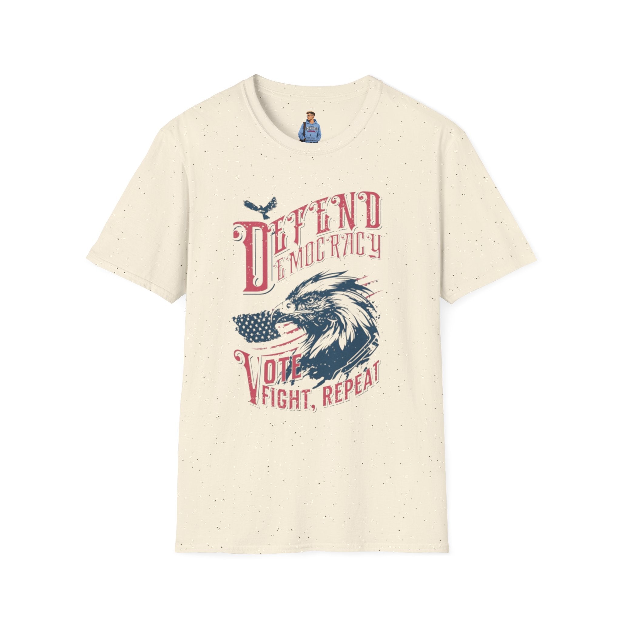 Camiseta unisex Defendiendo la democracia