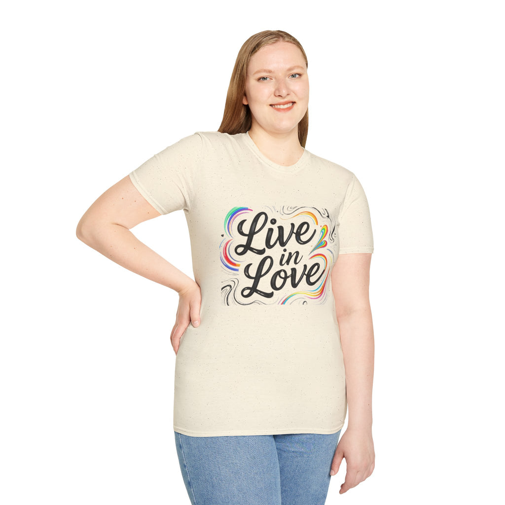 Live in Love Inspirational T-Shirt