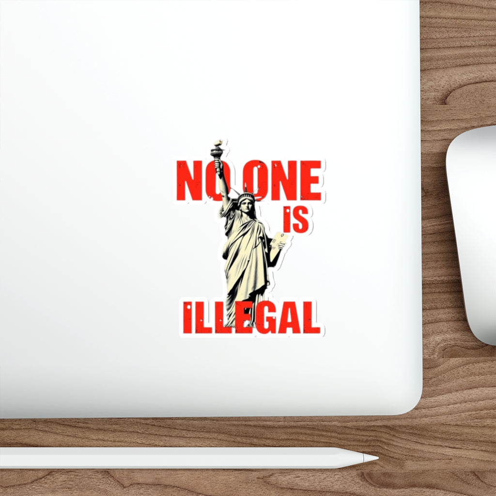 No One Is Illegal Sticker - EqualiTees.Me