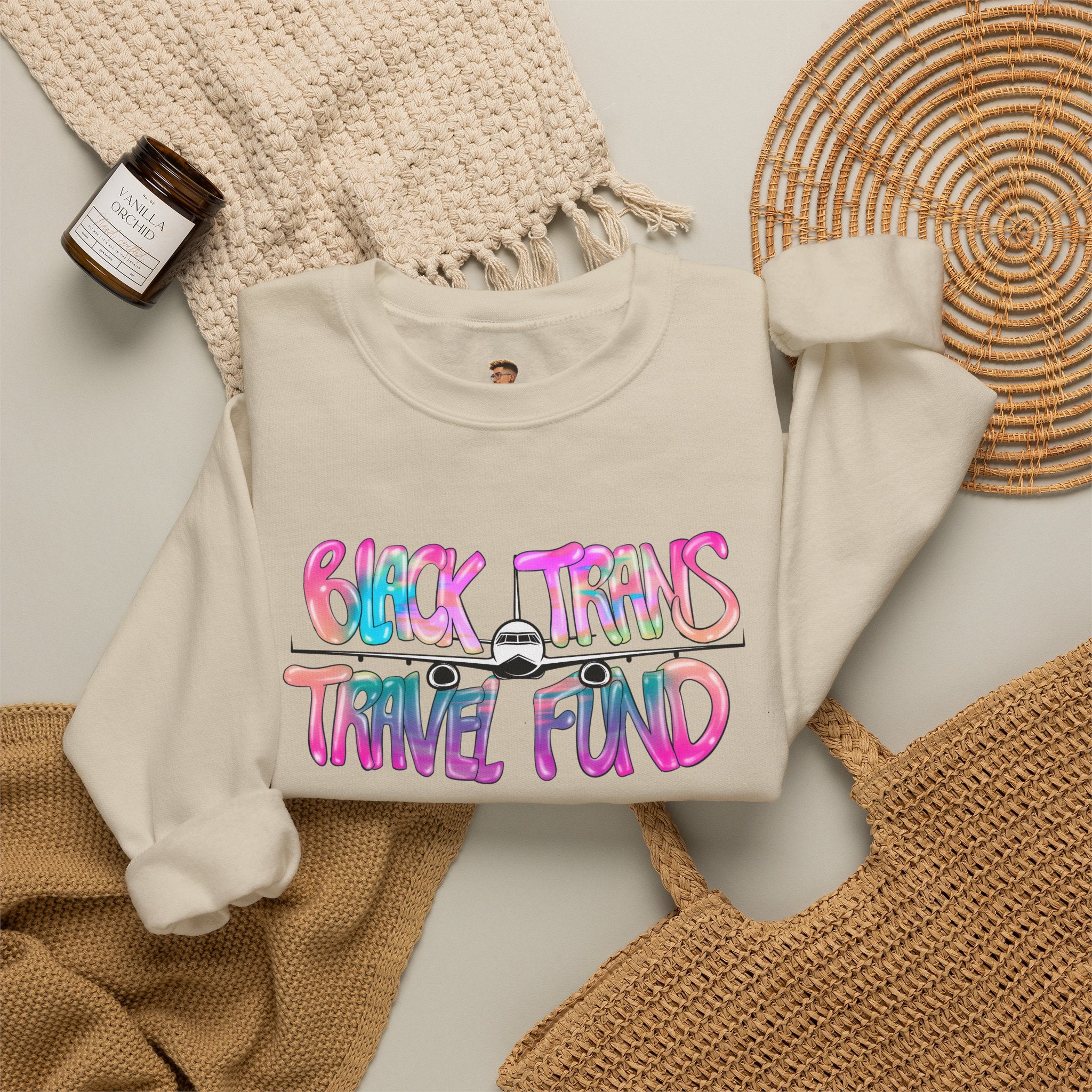 BTTF - Black Trans Travel Fund Unisex Crewneck Sweatshirt
