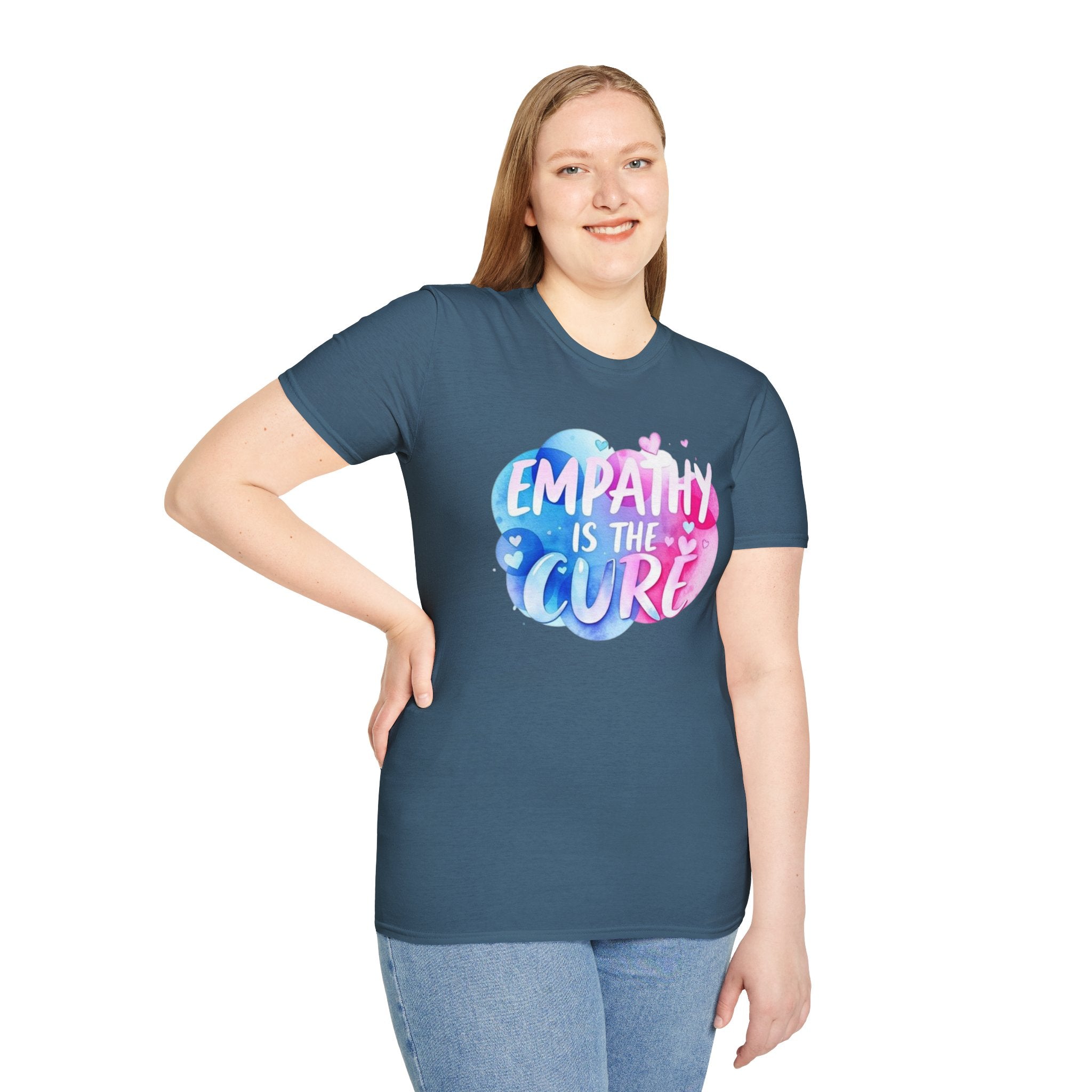 Empathy is the Cure Unisex Softstyle T-Shirt - Comfortable and Inspirational Tee for Everyday Wear