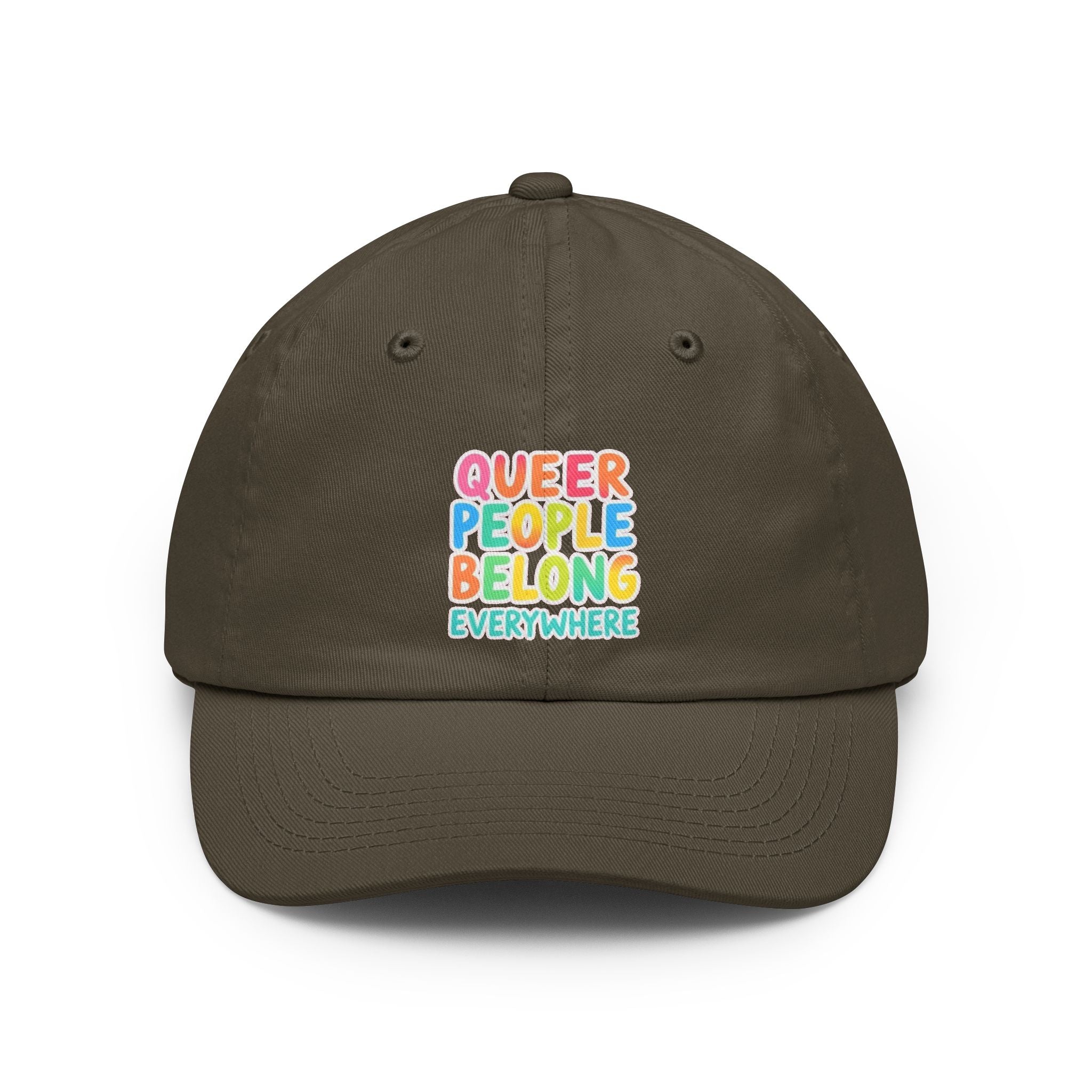 Queer People Belong Everywhere Pride Cap
