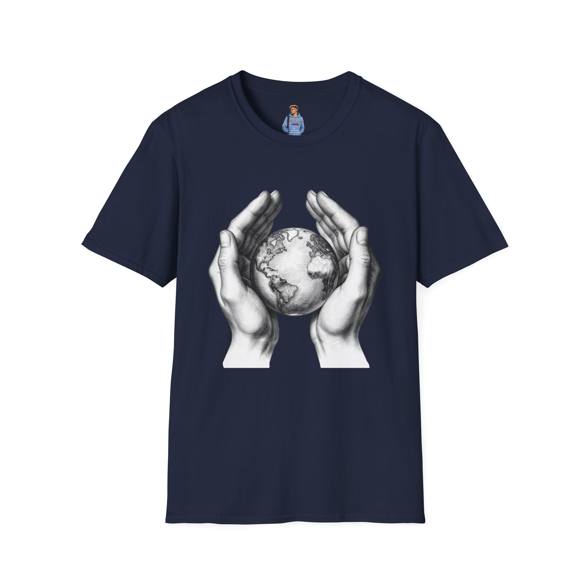Earth in Your Hands T-Shirt — Protect the Planet Graphic Tee