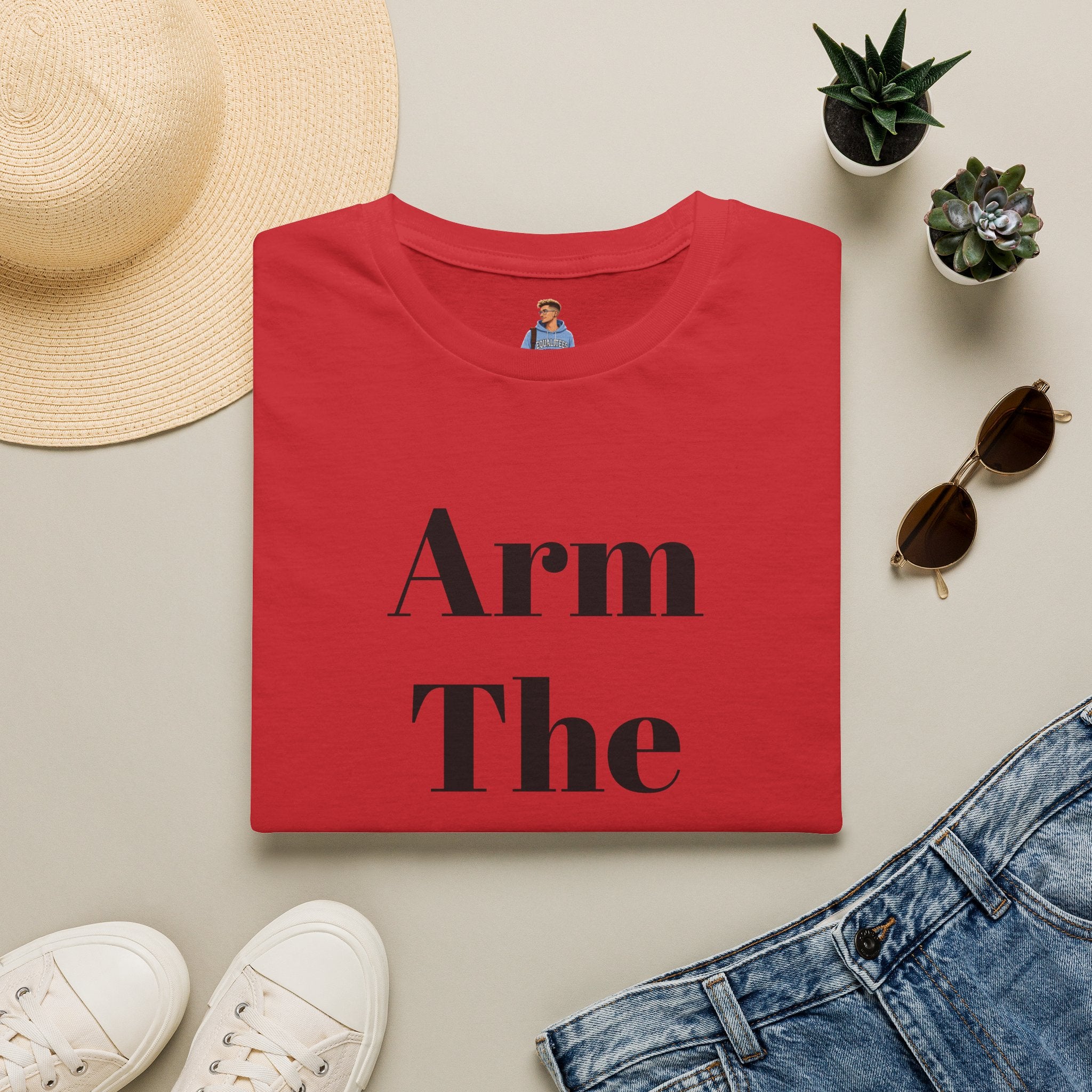 Arm The Dolls — Minimalist Statement T-Shirt