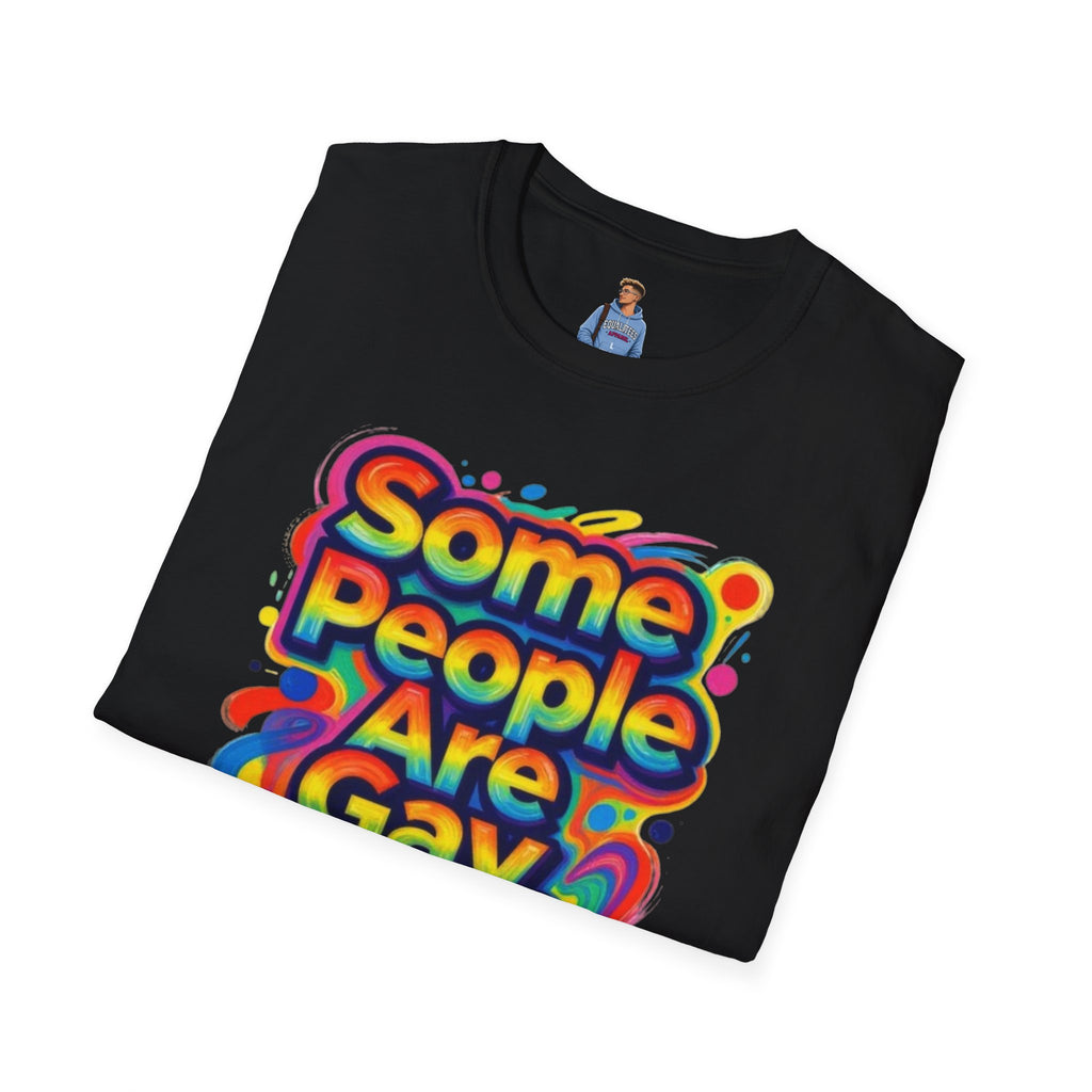 Some People Are Gay Get Over It T-Shirt — Rainbow Pride Statement Tee