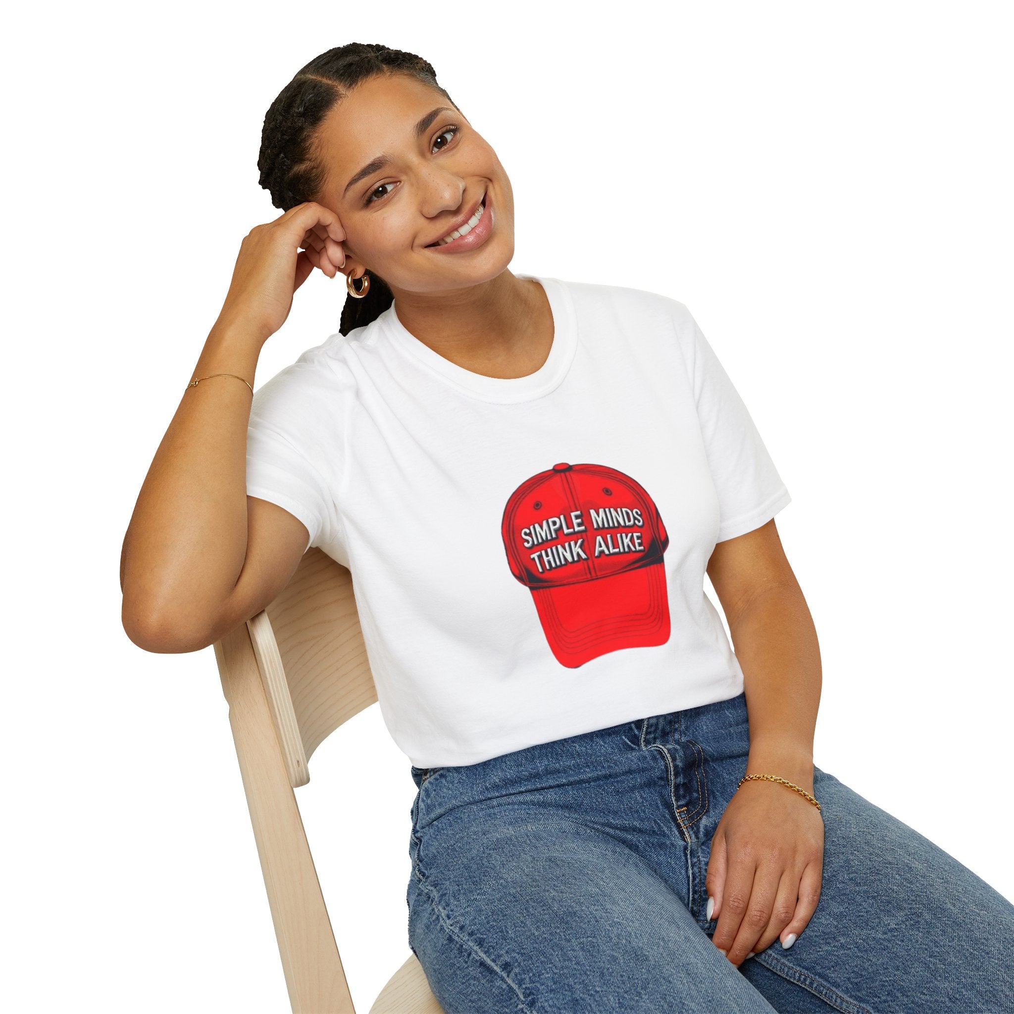 Simple Minds Think Alike T-Shirt' & 'Make America Think Again' Graphic Tee
