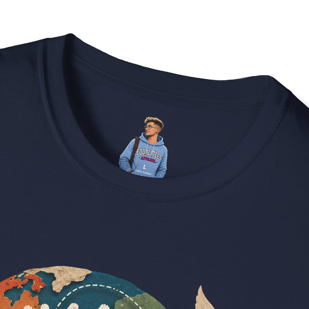 Humanity Has No Borders T-Shirt — Earth & Peace Graphic Tee