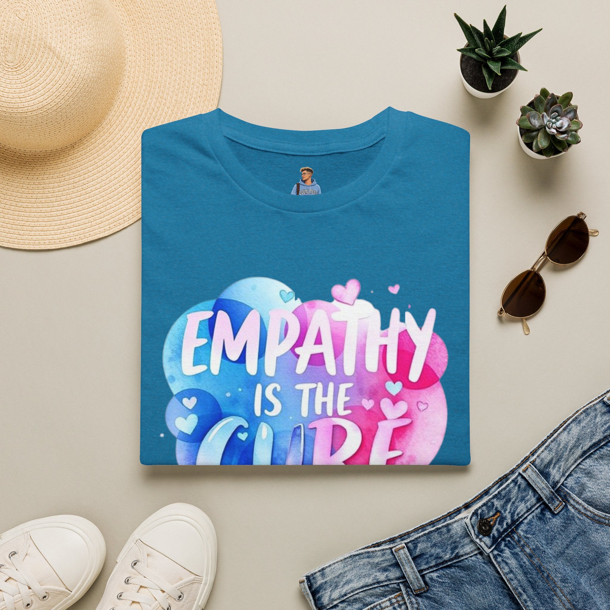 Empathy is the Cure Unisex Softstyle T-Shirt - Comfortable and Inspirational Tee for Everyday Wear