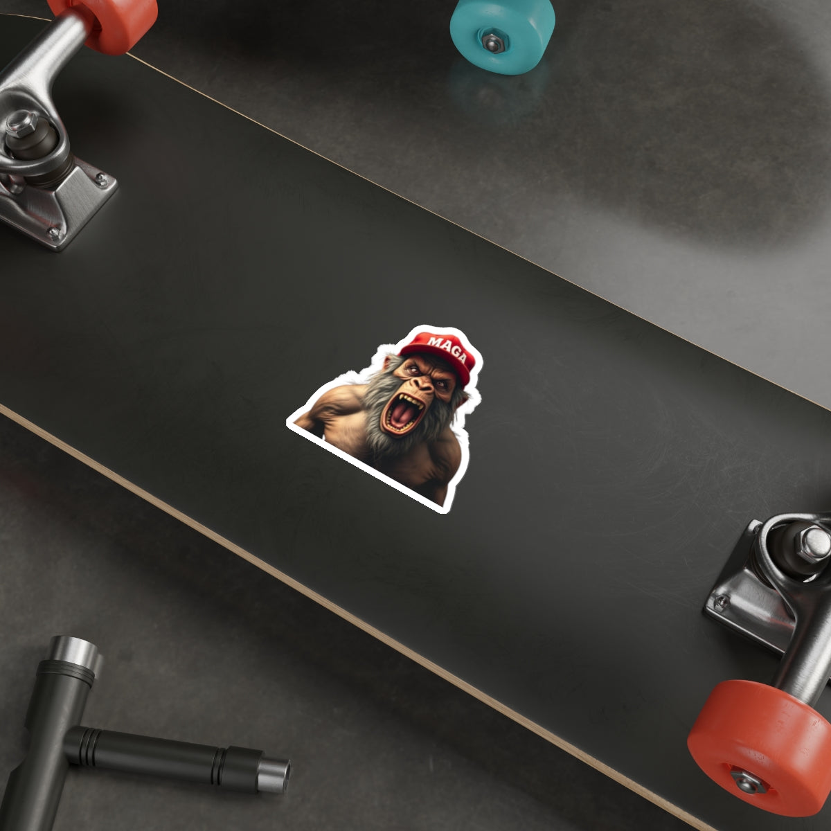 Die-Cut Stickers - Angry Troglodyte - EqualiTees.Me