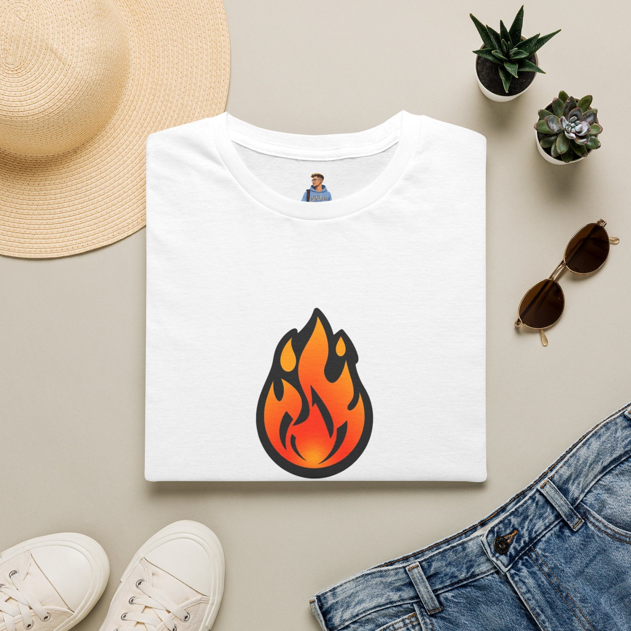 Soy Fuego - Camiseta unisex de estilo suave