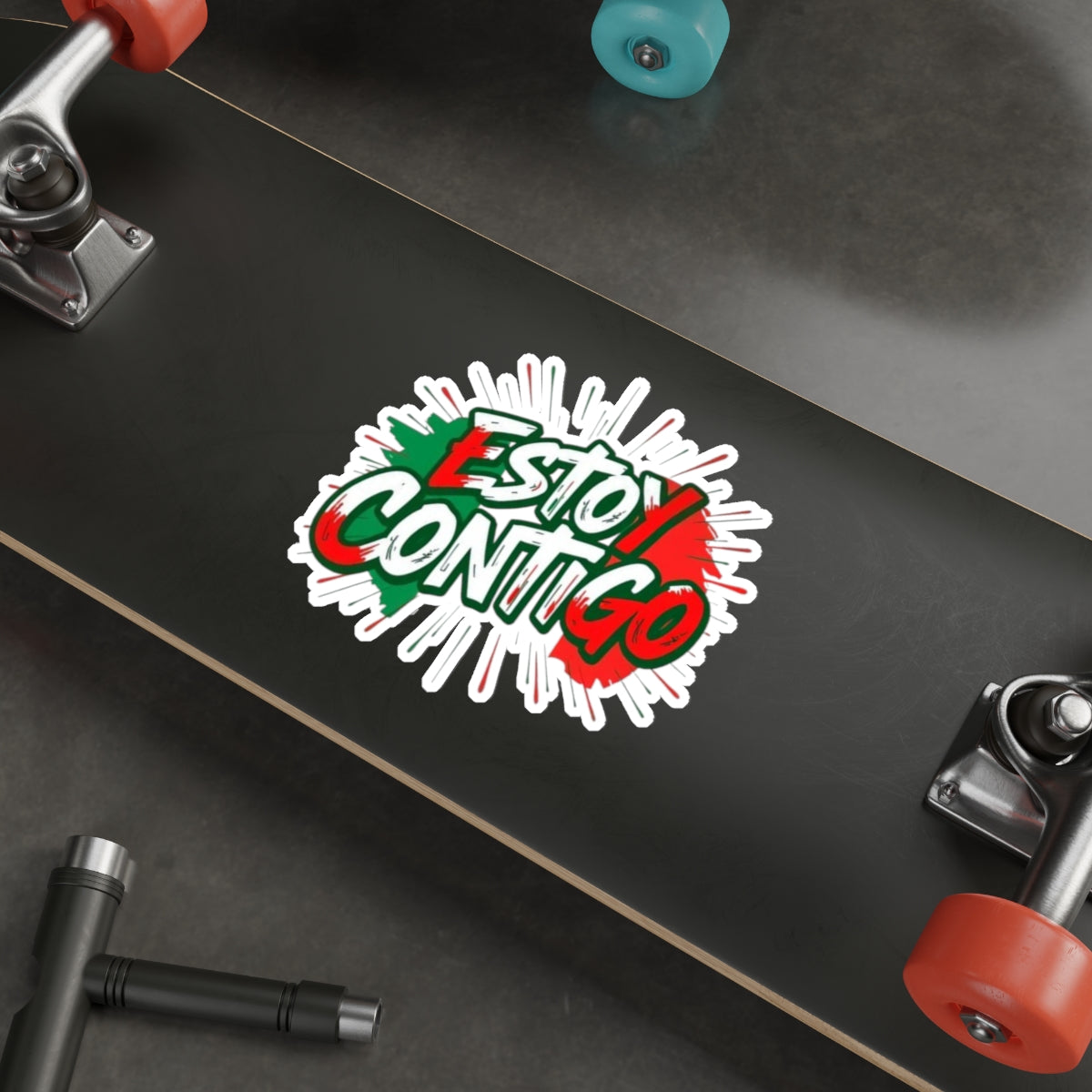 Die-Cut Stickers -  Estoy Contigo - I'm With You - Solidarity With Immigrants - EqualiTees.Me