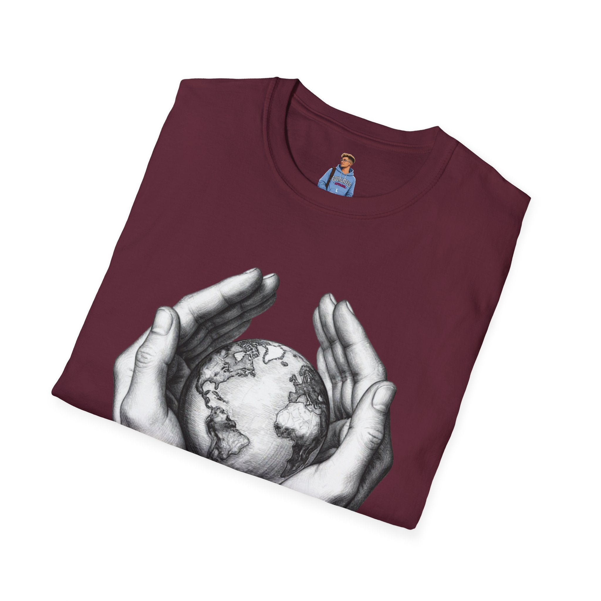 Earth in Your Hands T-Shirt — Protect the Planet Graphic Tee