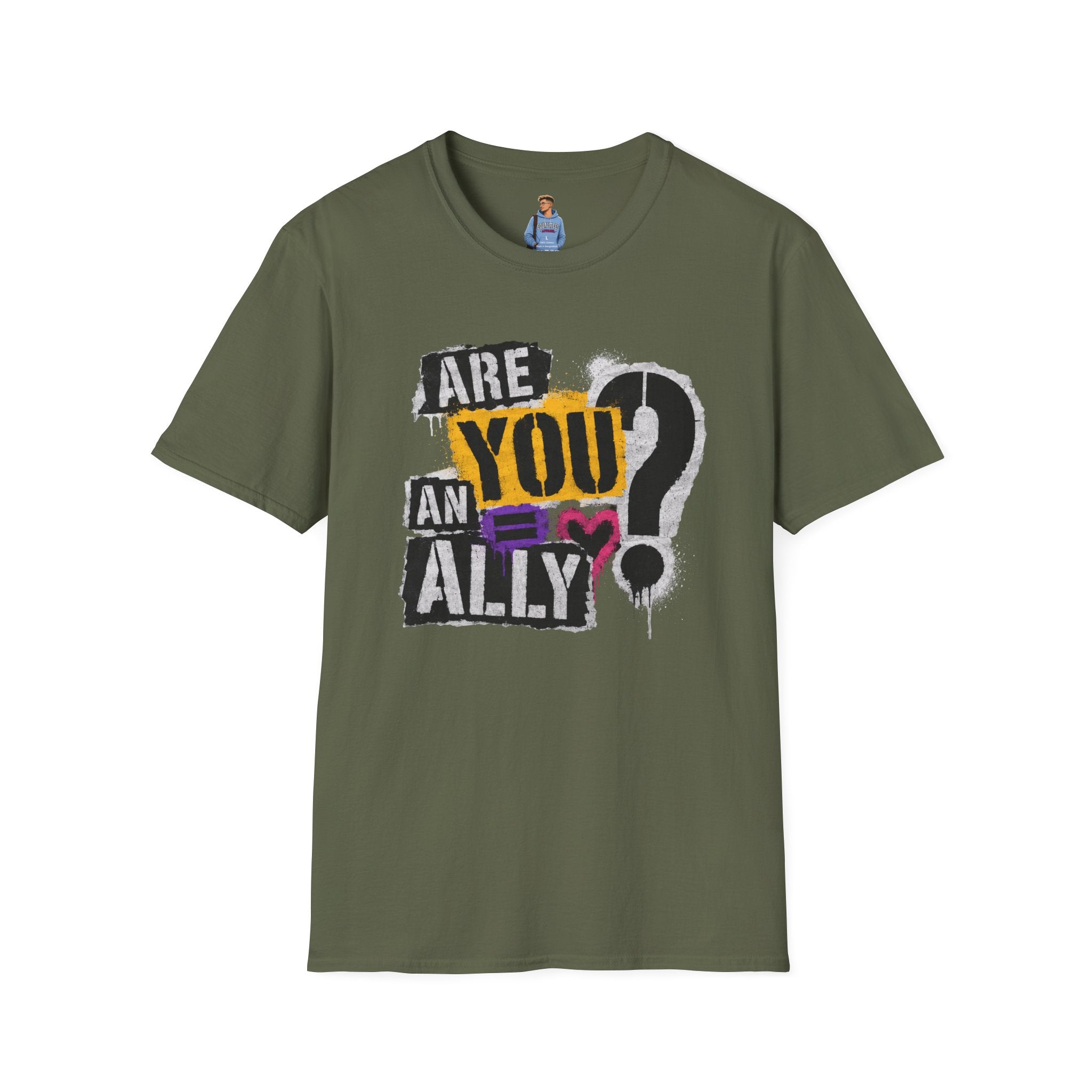 Are You An Ally? Graphic T‑Shirt — Pride & Allyship Tee