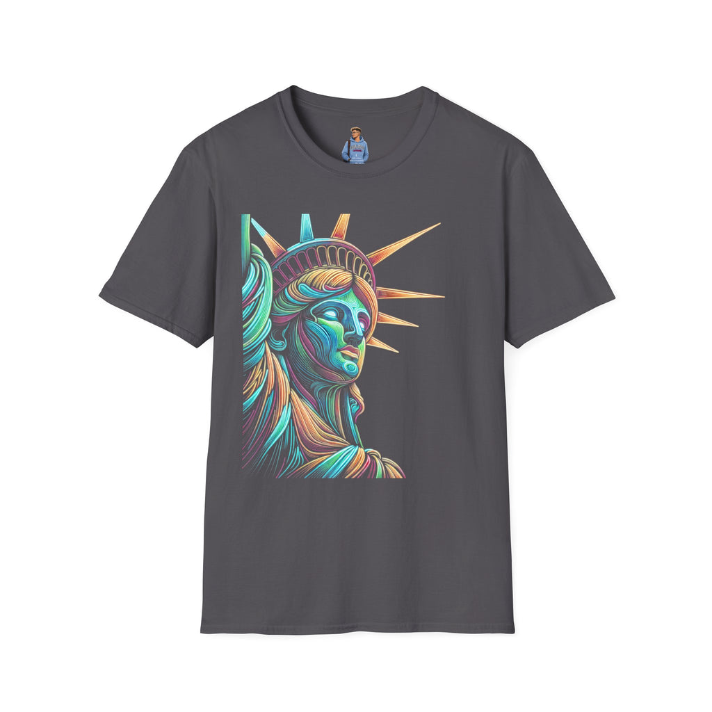 Camiseta unisex de estilo suave Lady Liberty