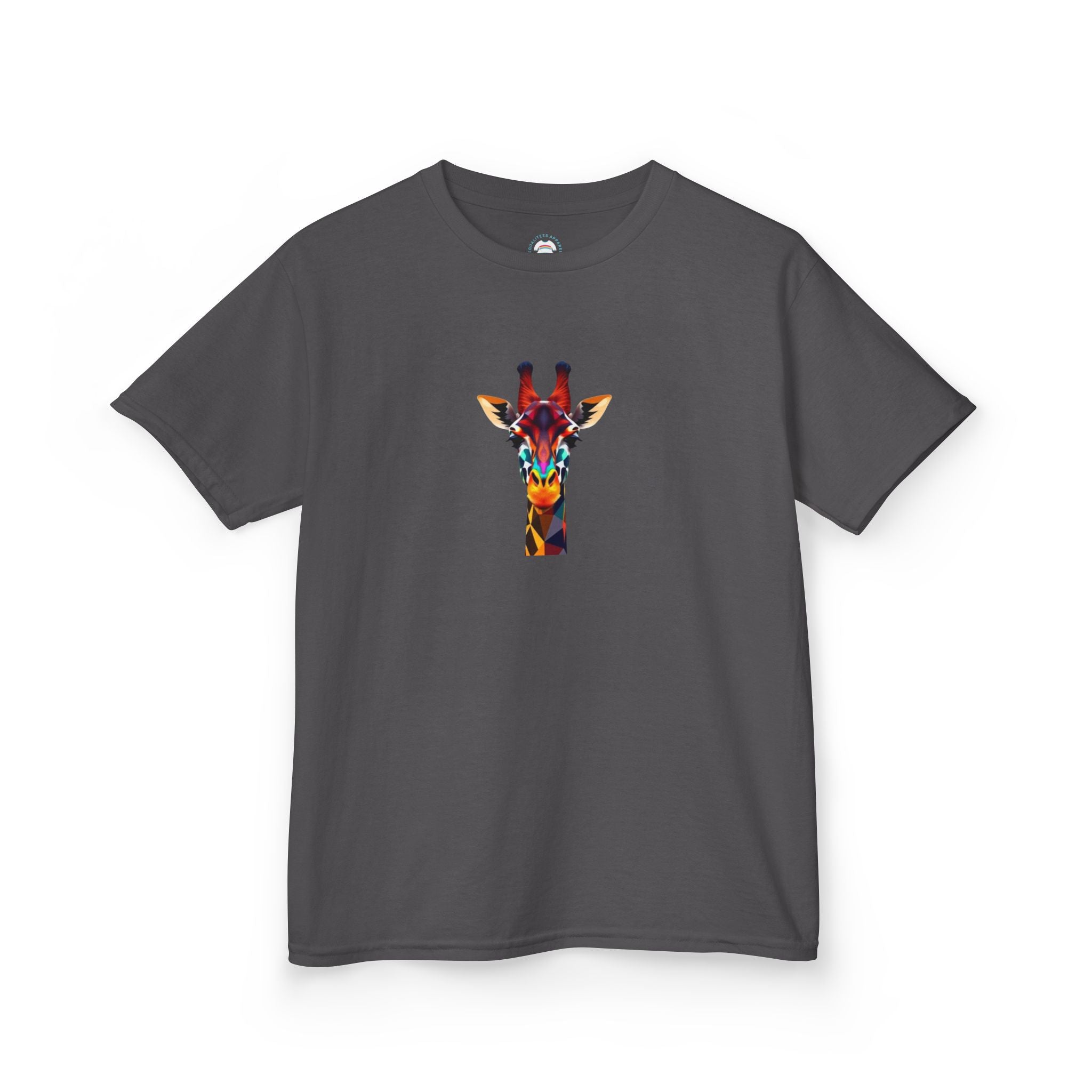Colorful Fractal Giraffe Kids Heavy Cotton™ Tee - EqualiTees.Me