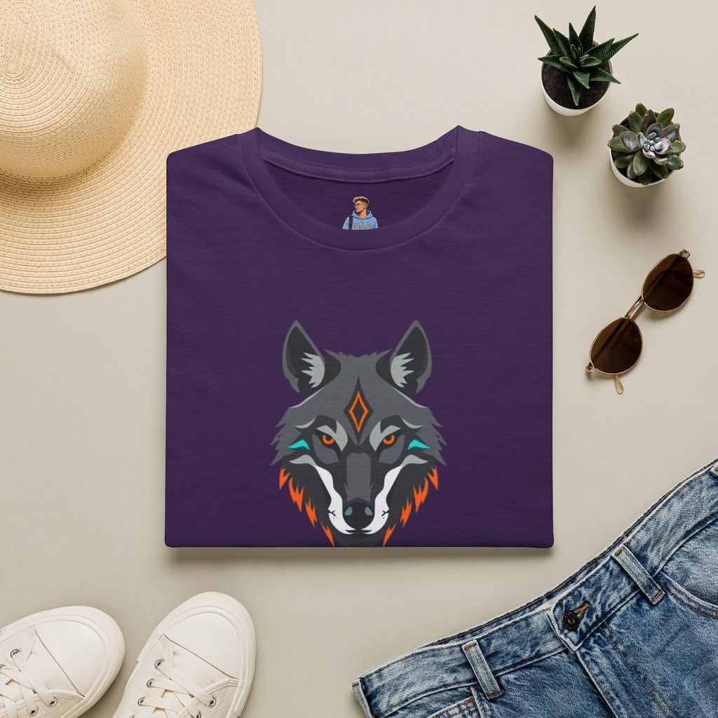 Mystical Wolf Design Unisex Softstyle T-shirt