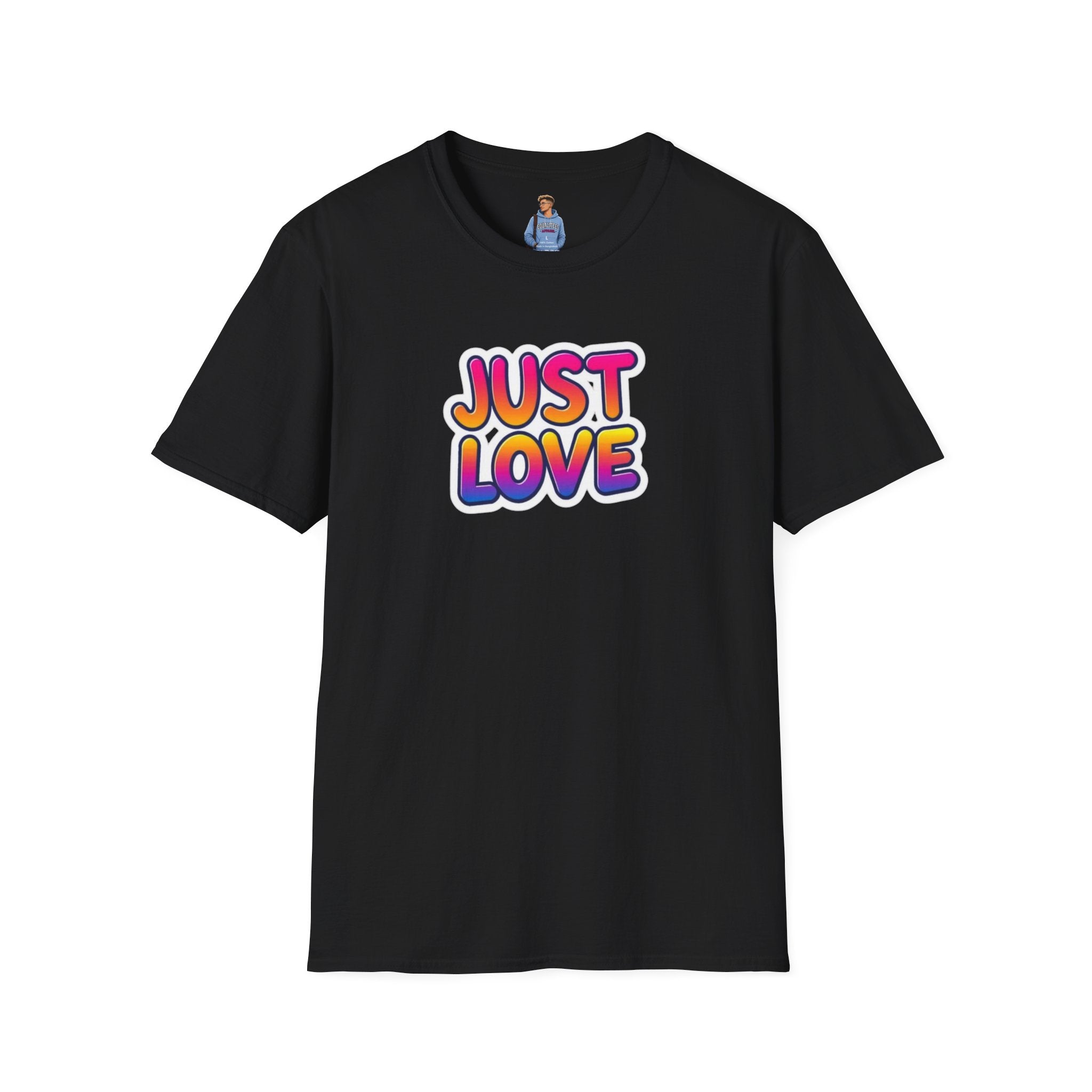 Just Love Unisex Softstyle T-Shirt | Perfect for Pride, Anniversaries, and Everyday Wear
