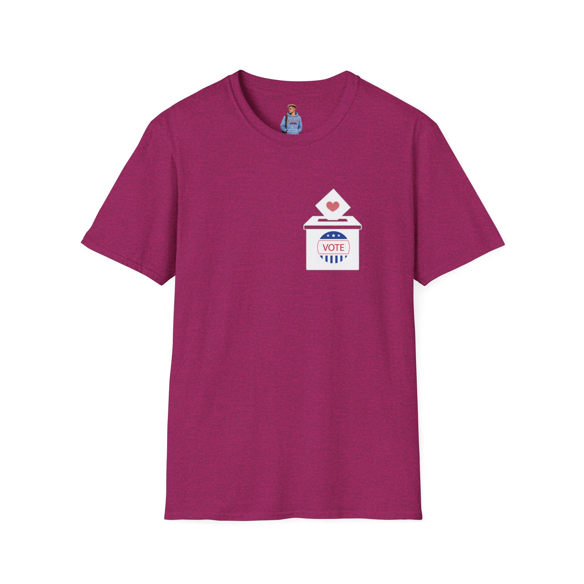 Vote with Your Heart Unisex Softstyle T-Shirt