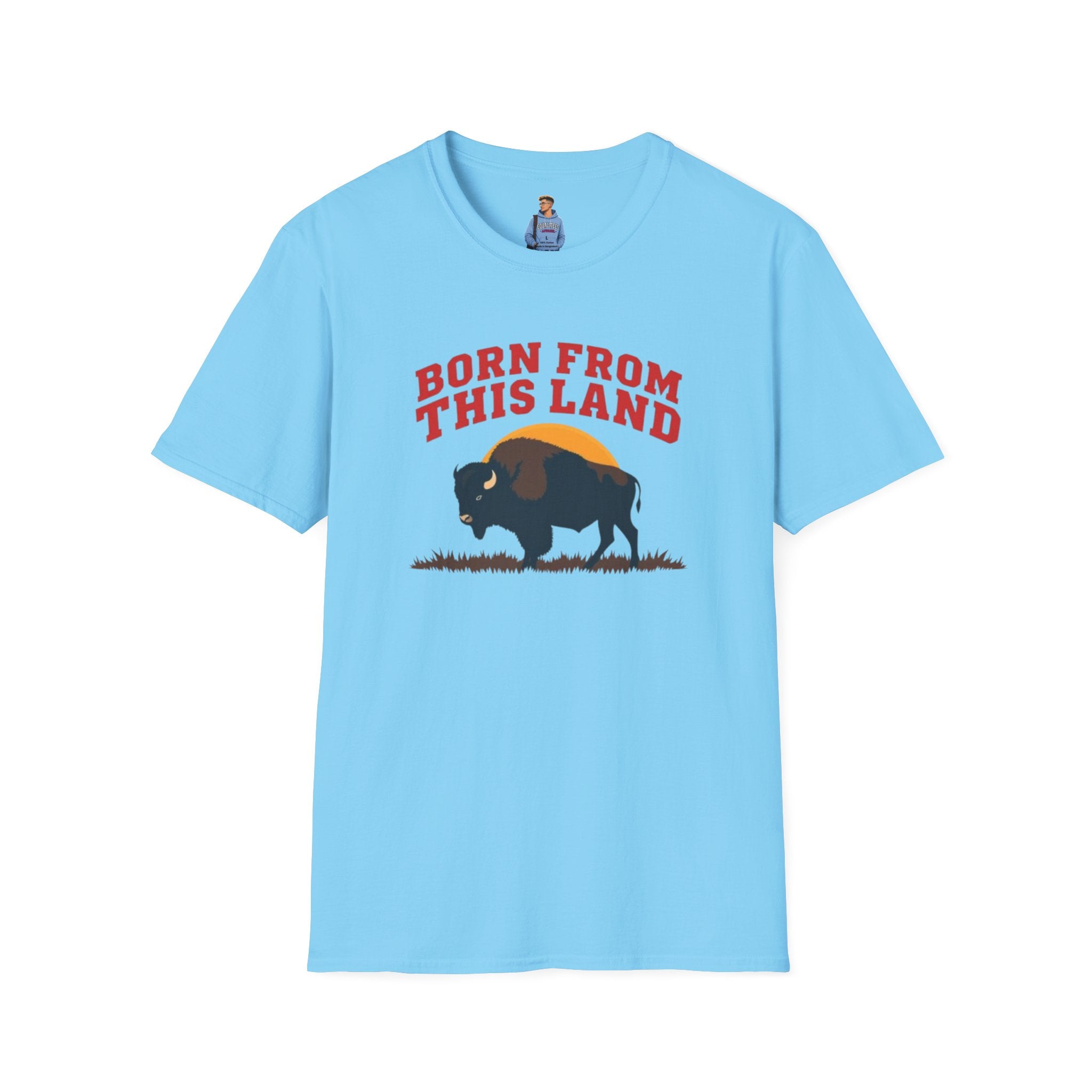 Born From this Land Native and Proud T-Shirt