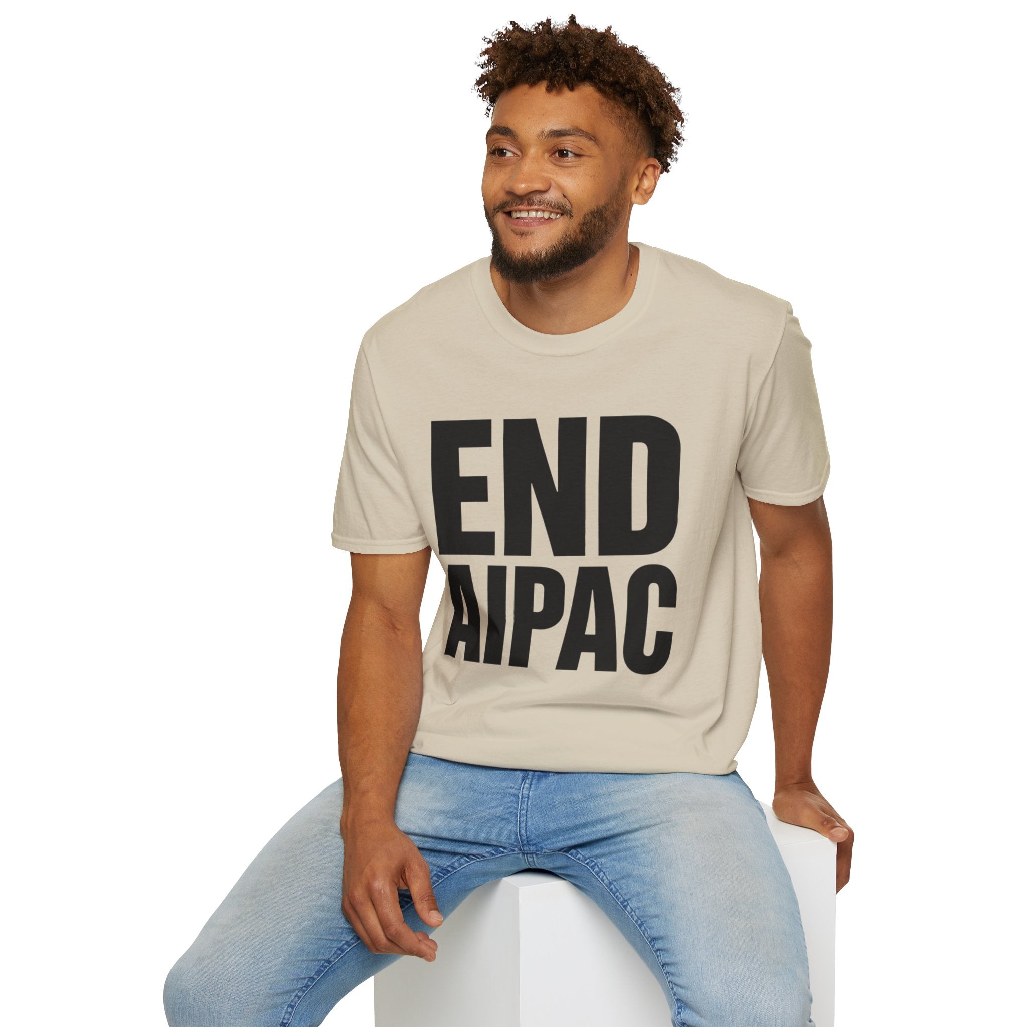 END AIPAC Bold Protest T-Shirt