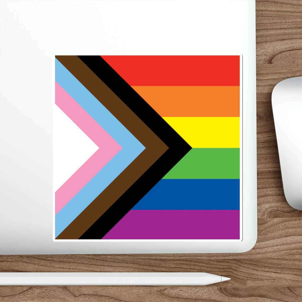 Die-Cut Stickers - Updated Pride Flag - EqualiTees.Me