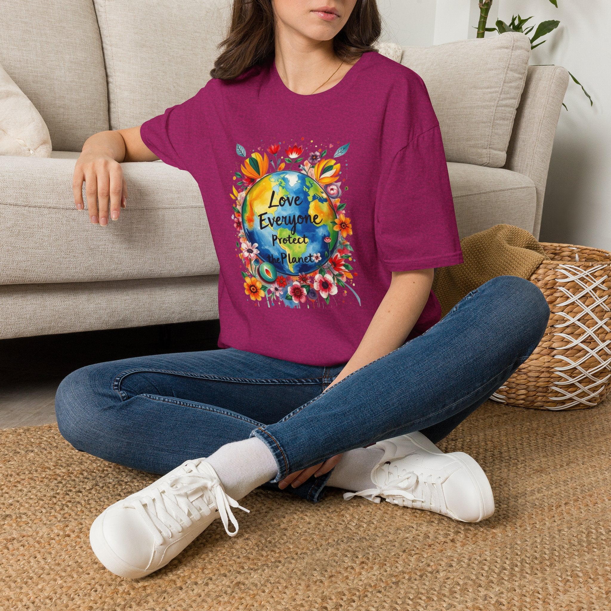 Love Everyone Protect The Planet T-Shirt