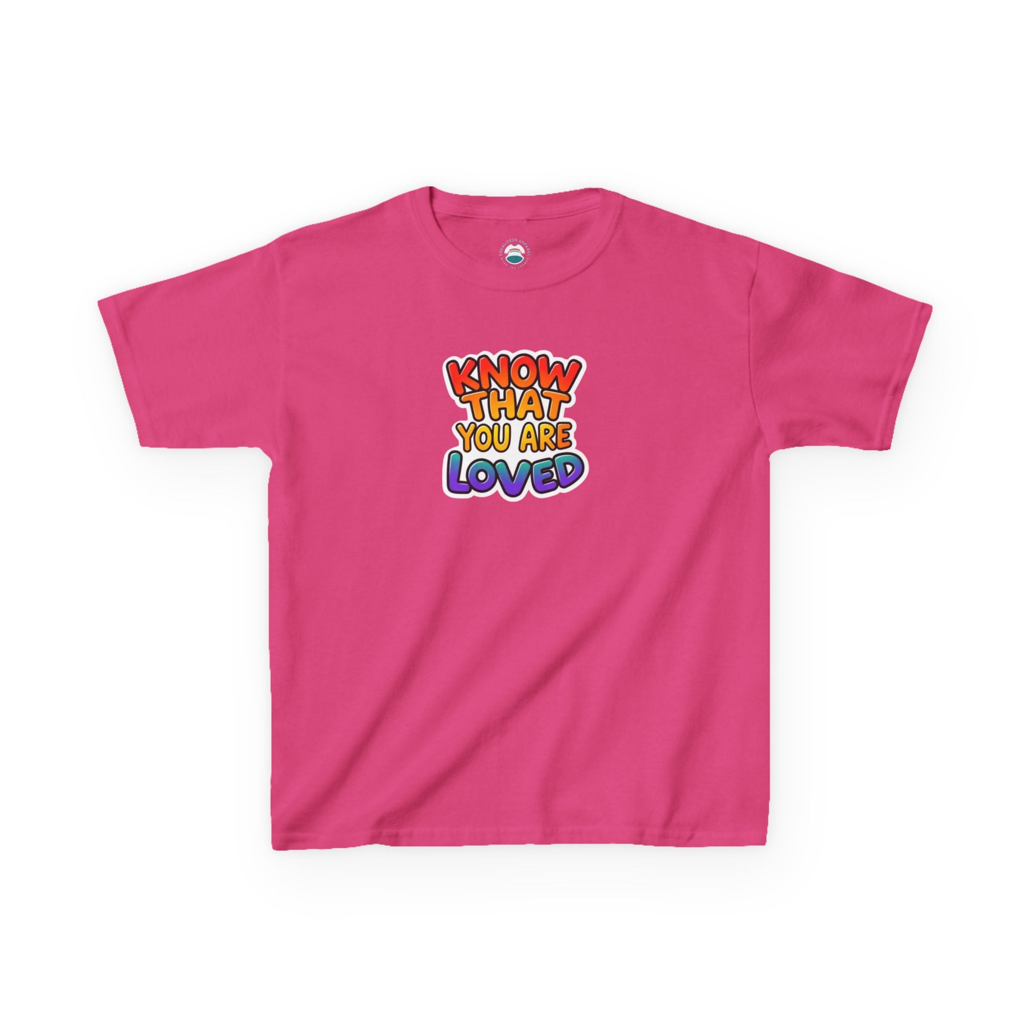 Know That You Are Loved Heavy Cotton™ Tee - Peace Tee for Children - EqualiTees.Me