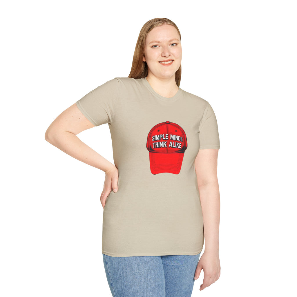 Simple Minds Think Alike T-Shirt' & 'Make America Think Again' Graphic Tee