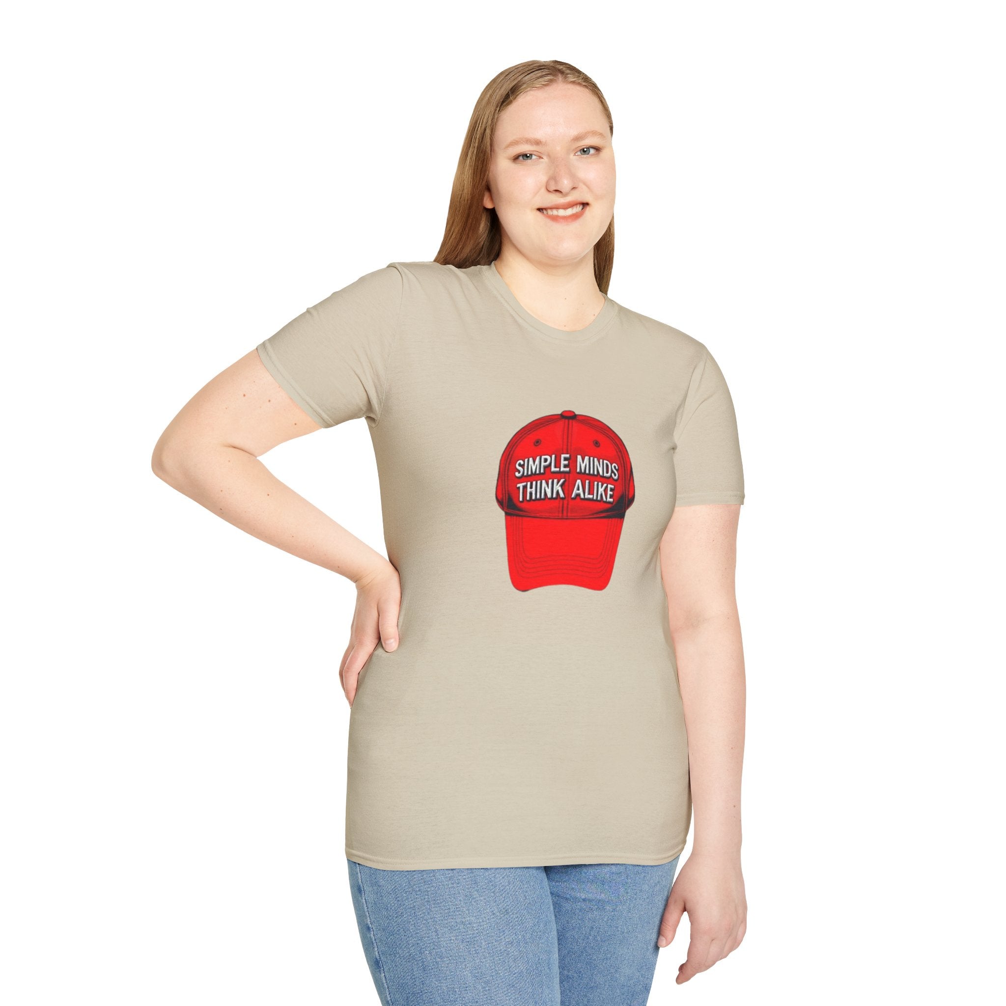 Simple Minds Think Alike T-Shirt' & 'Make America Think Again' Graphic Tee