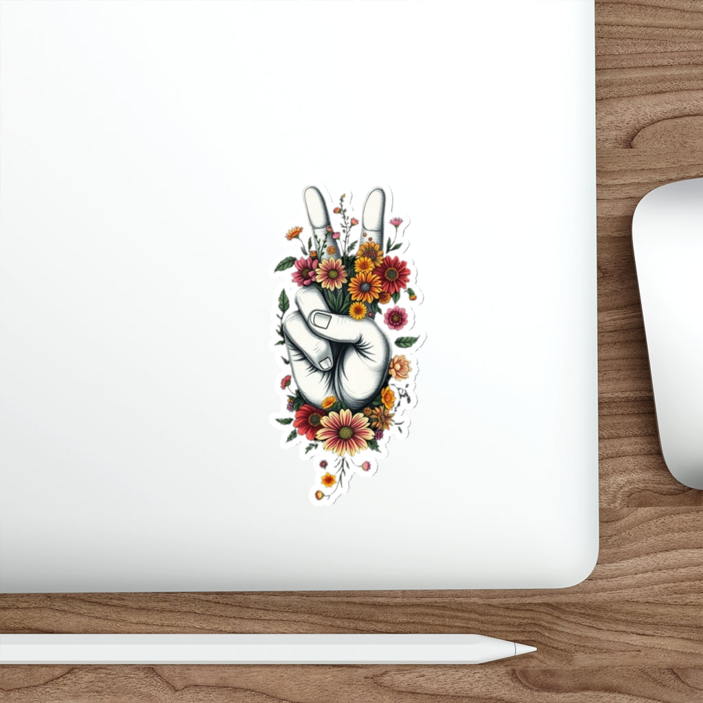 Die-Cut Stickers - Grow Peace - EqualiTees.Me