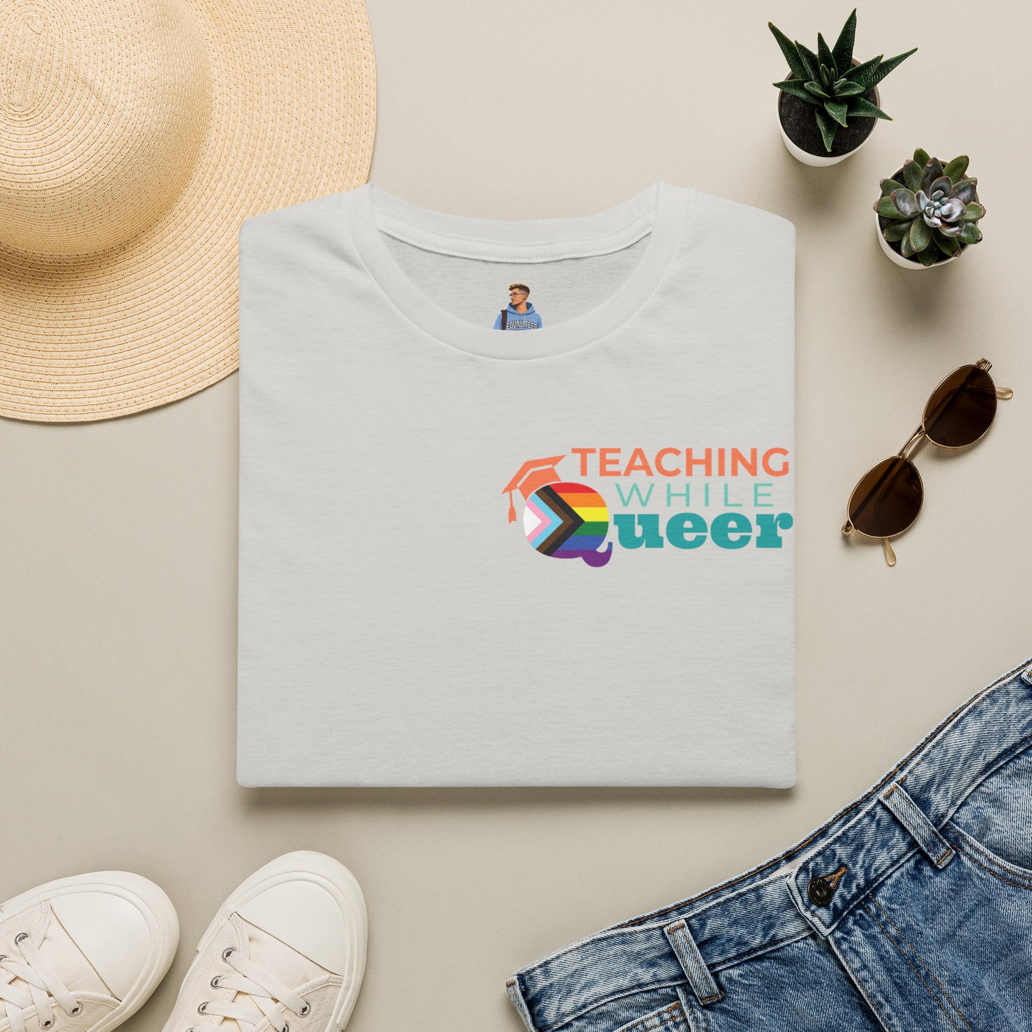 TWQ - Teaching While Queer Unisex Softstyle Logo T-shirt