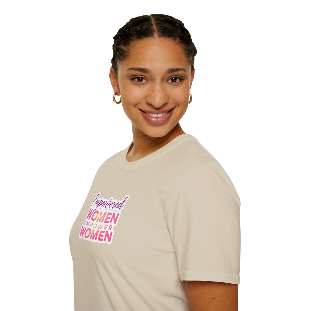 Empowered Women T-Shirt | Unisex Softstyle Tee for Women’s Empowerment