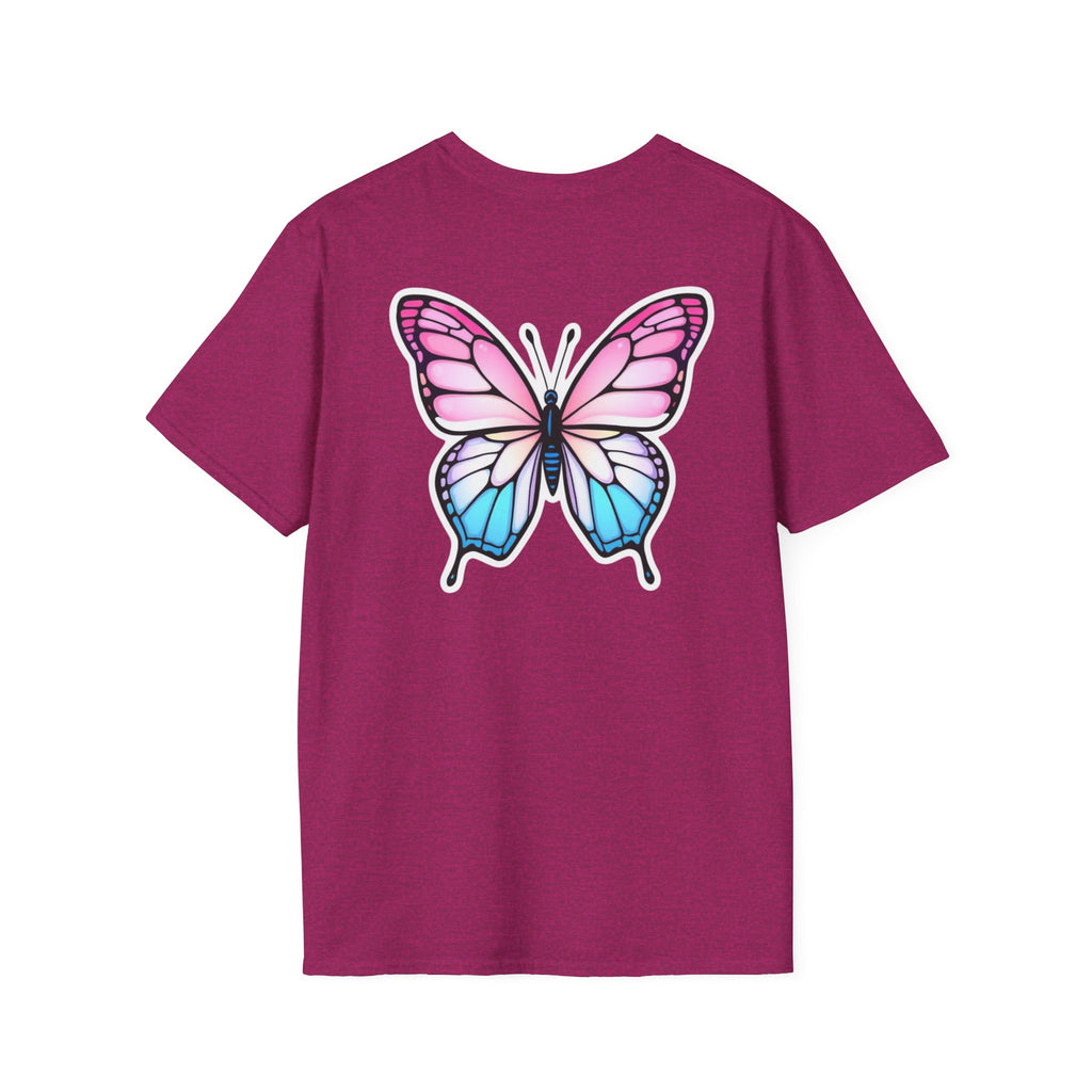 Trans Caterpillar to Butterfly Graphic T-Shirt