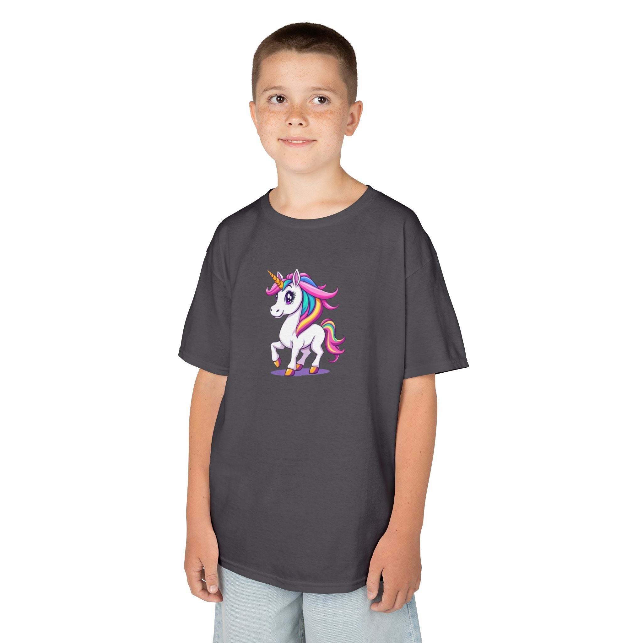 Camiseta de algodón pesado para niños Unicorn Kids