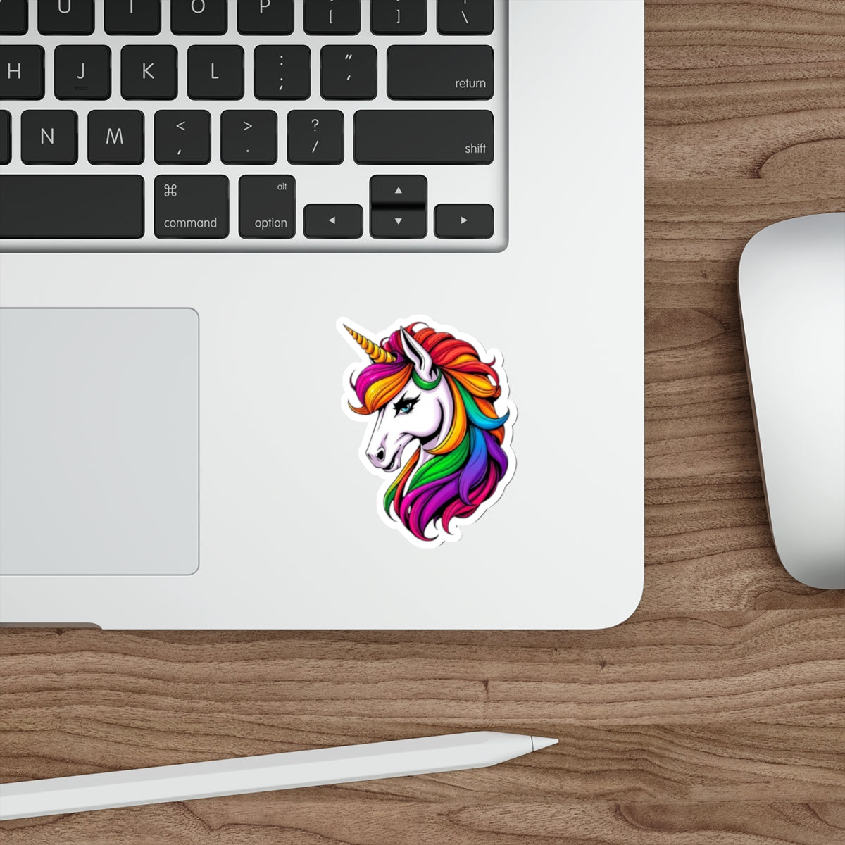 Die-Cut Stickers Sassy Rainbow Unicorn - EqualiTees.Me