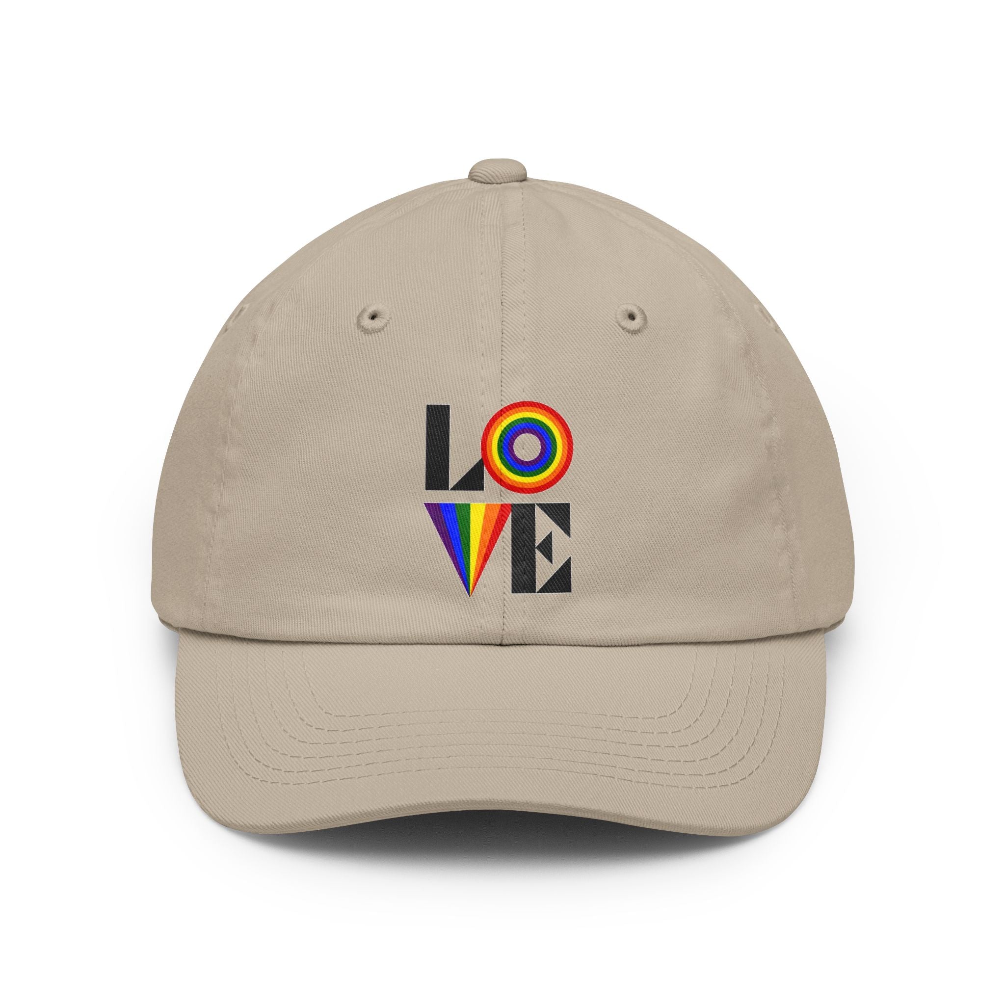 Pride Rainbow LOVE Hat – Classic Baseball Cap
