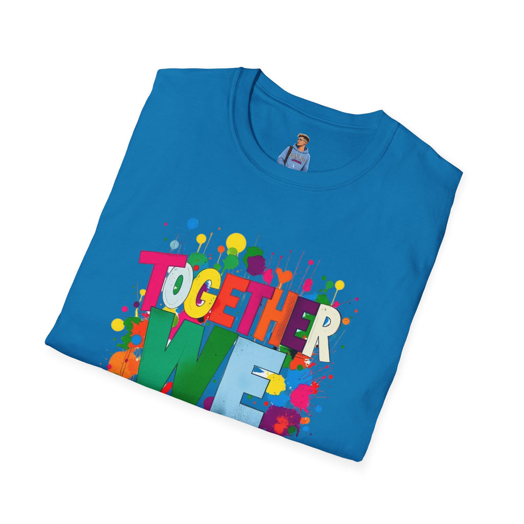 Juntos nos levantamos Camiseta unisex de estilo suave