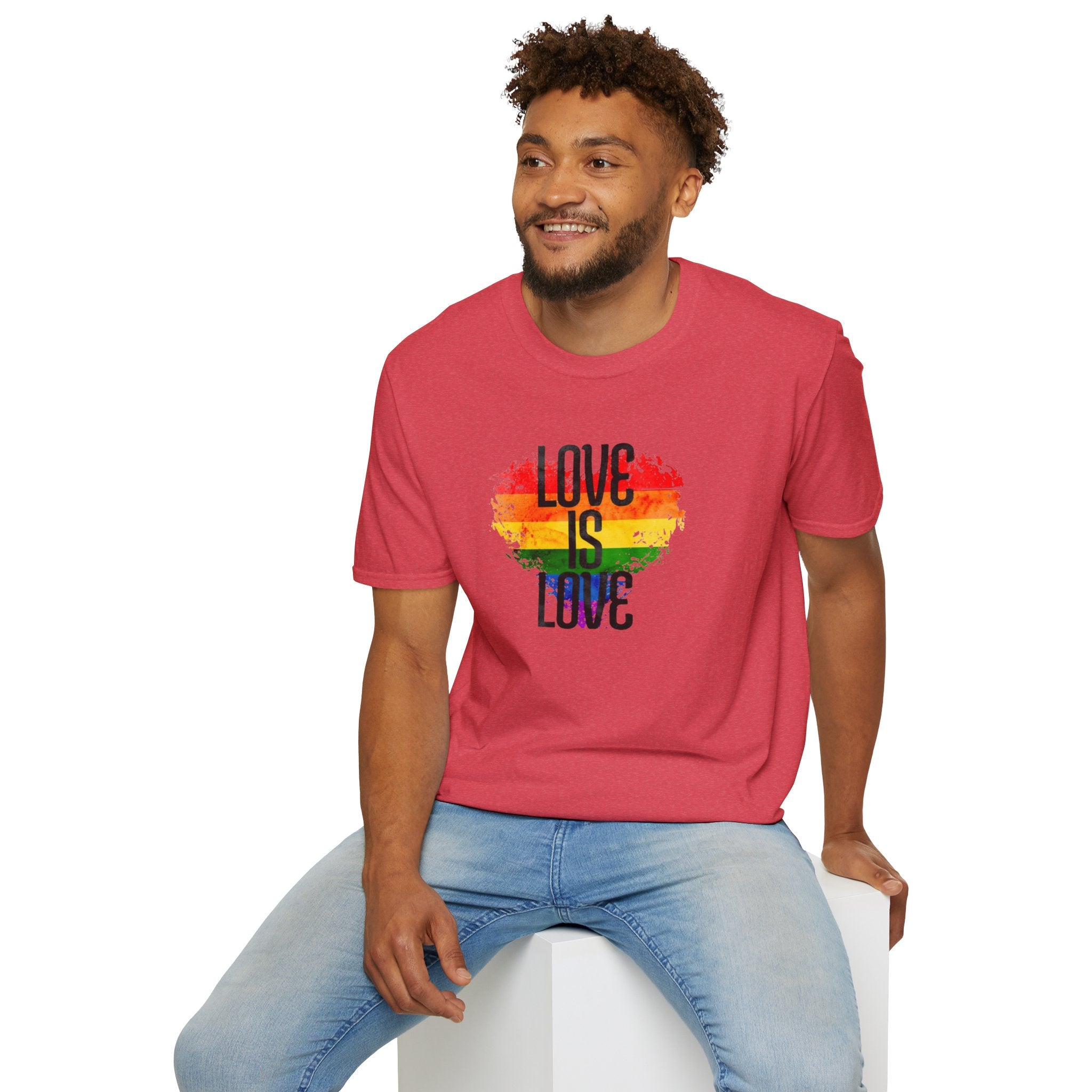 Pride Love Is Love Unisex Softstyle T-Shirt
