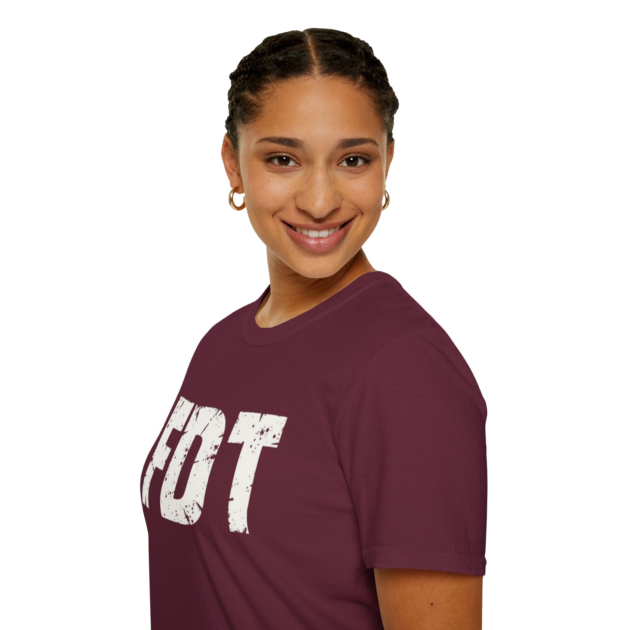 FDT Political Protest Distressed Graphic T-Shirt