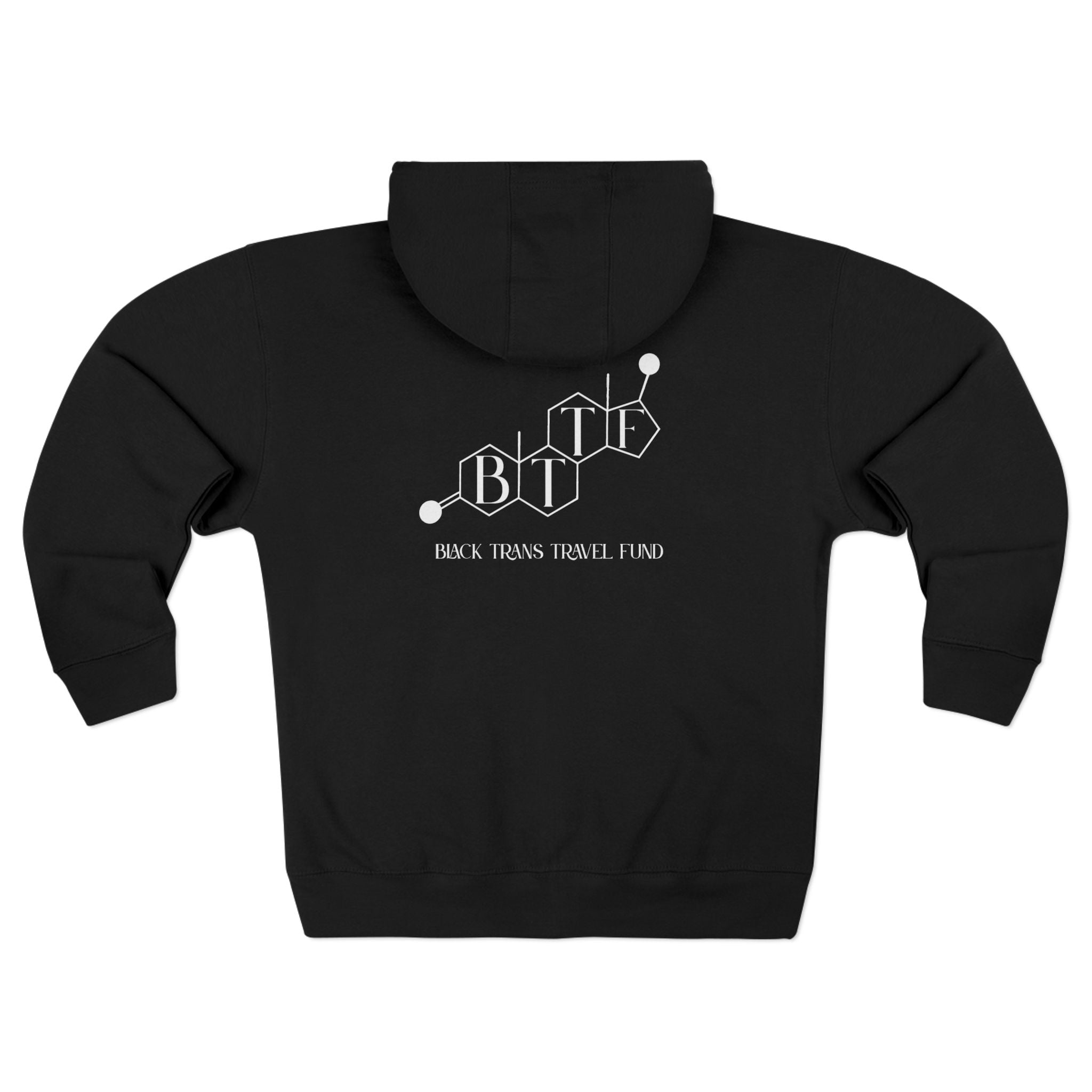 BTTF - Black Trans Travel Fund Unisex Zip-Up Hoodie