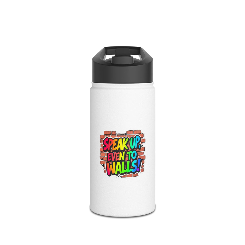 Teaching While Queer Stainless Steel Water Bottle - Perfect for Educators and Allies - EqualiTees.Me